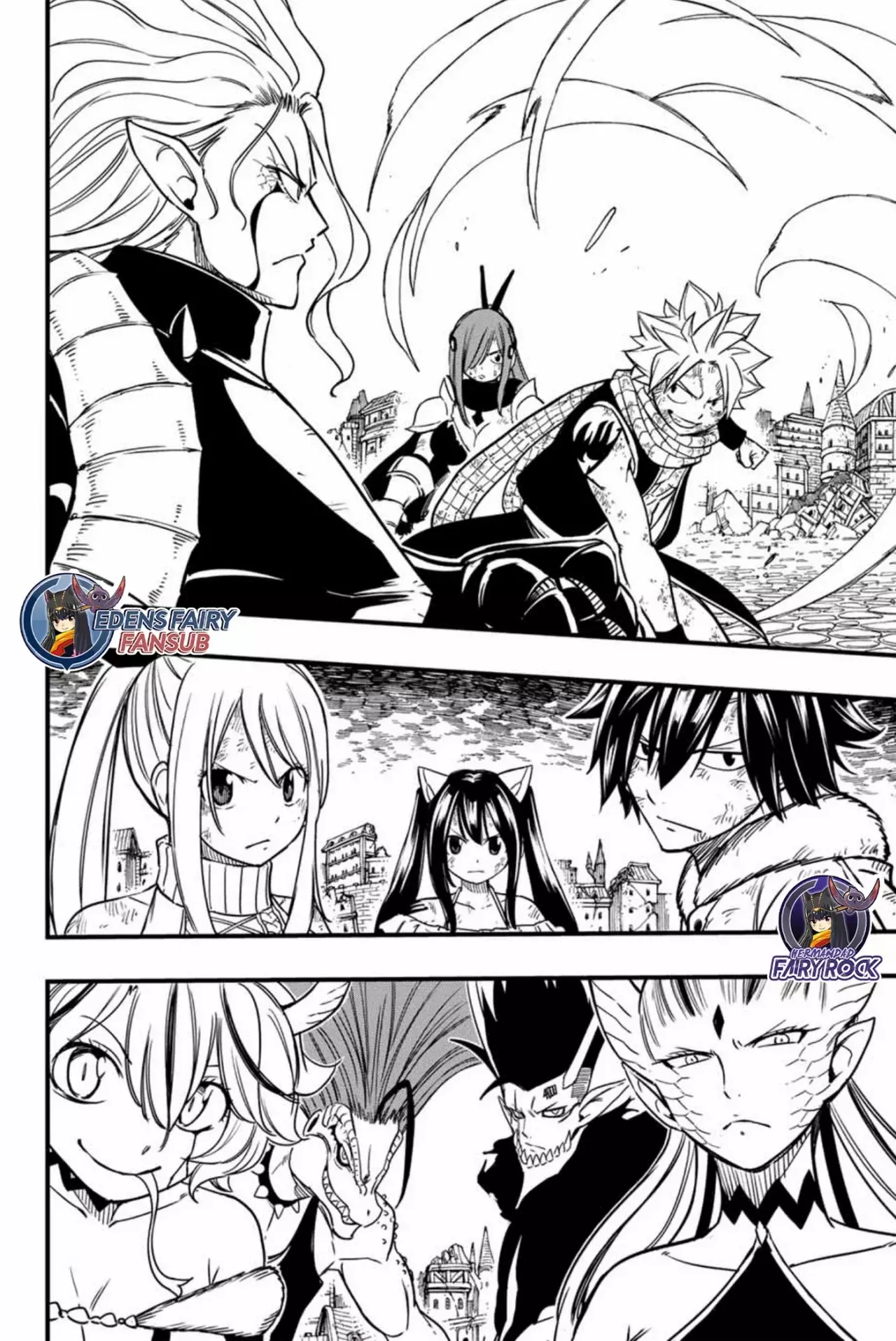 Fairy Tail: 100 Years Quest Capitulo 184: Ataques furiosos de oscuridad y llamas página 3