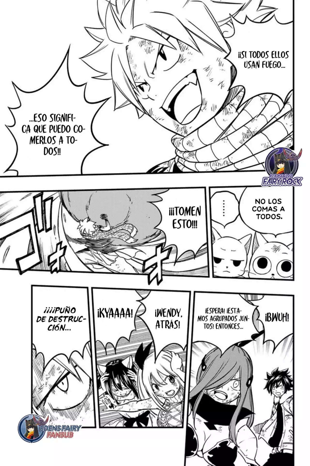 Fairy Tail: 100 Years Quest Capitulo 184: Ataques furiosos de oscuridad y llamas página 4
