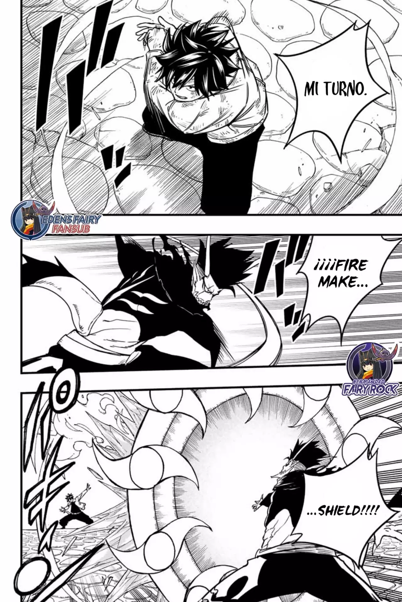 Fairy Tail: 100 Years Quest Capitulo 184: Ataques furiosos de oscuridad y llamas página 6