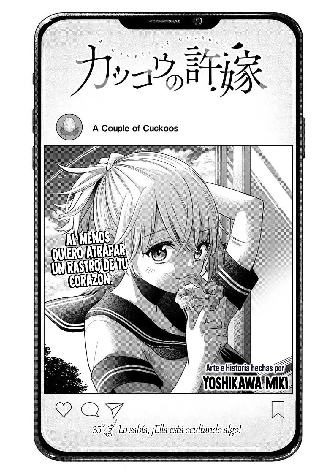 A Couple of Cuckoos Capitulo 35: Lo sabía, ¡Ella está ocultando algo! página 4