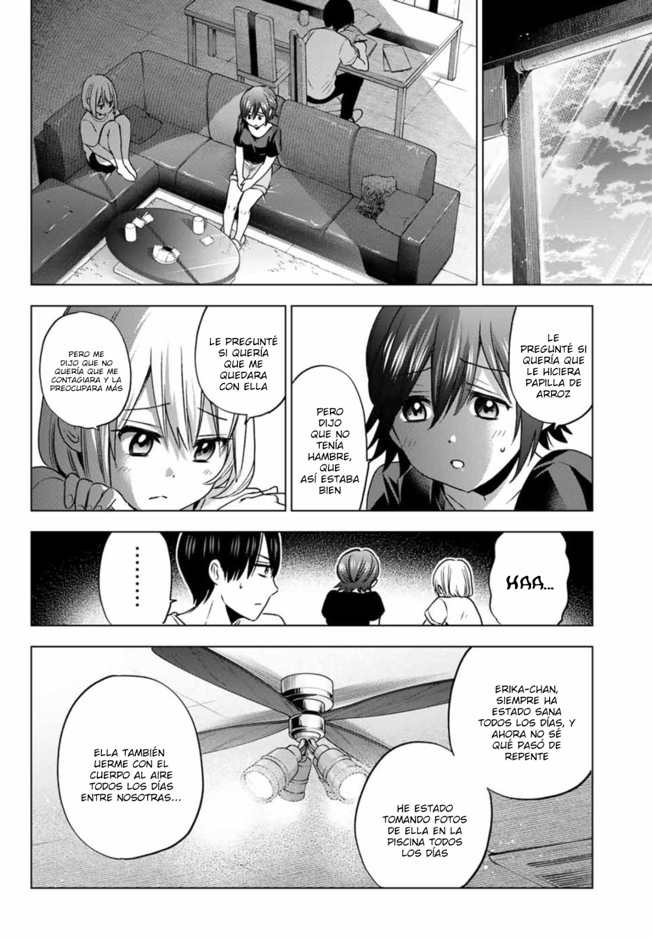 A Couple of Cuckoos Capitulo 60: ¡La operación "cuidar a Erika-chan" comienza ahora! página 14