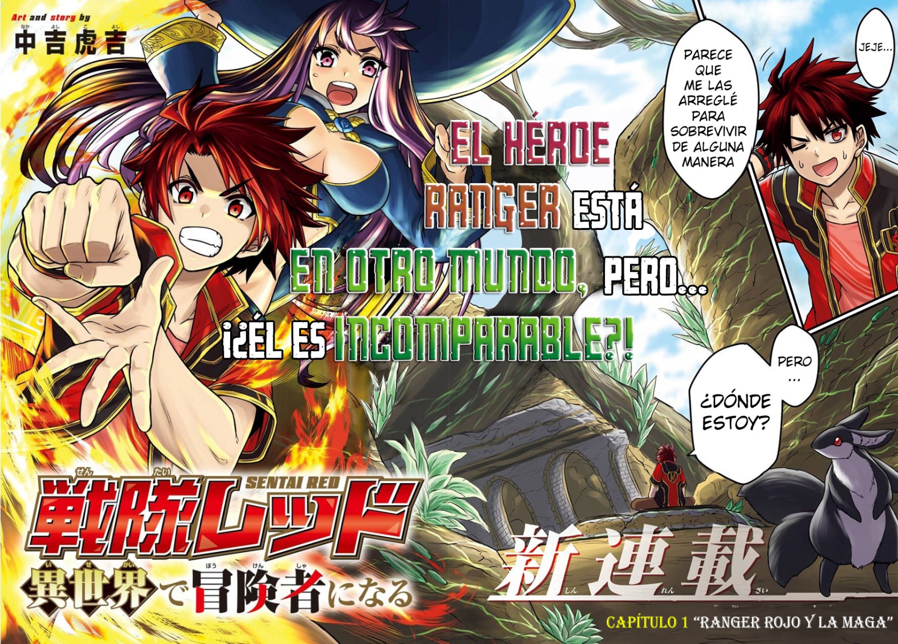 The Red Ranger Becomes an Adventurer in Another World Capitulo 1 página 4