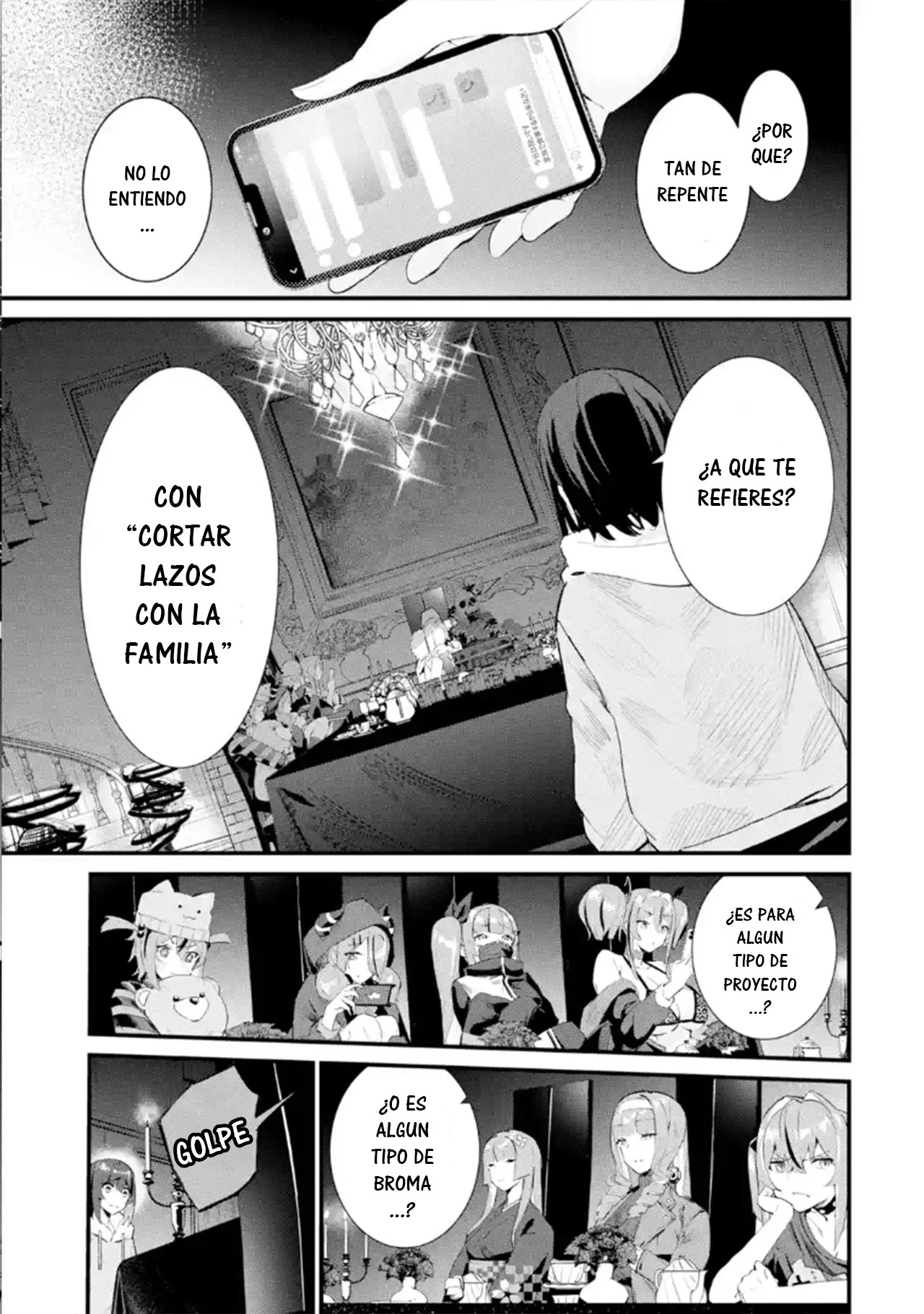 Urakata de sapōto shi teta geinō ikka o tsuihō sa reta boku wa, futsū no seishun o ōka shitai. Capitulo 1: Separado de la Familia página 11