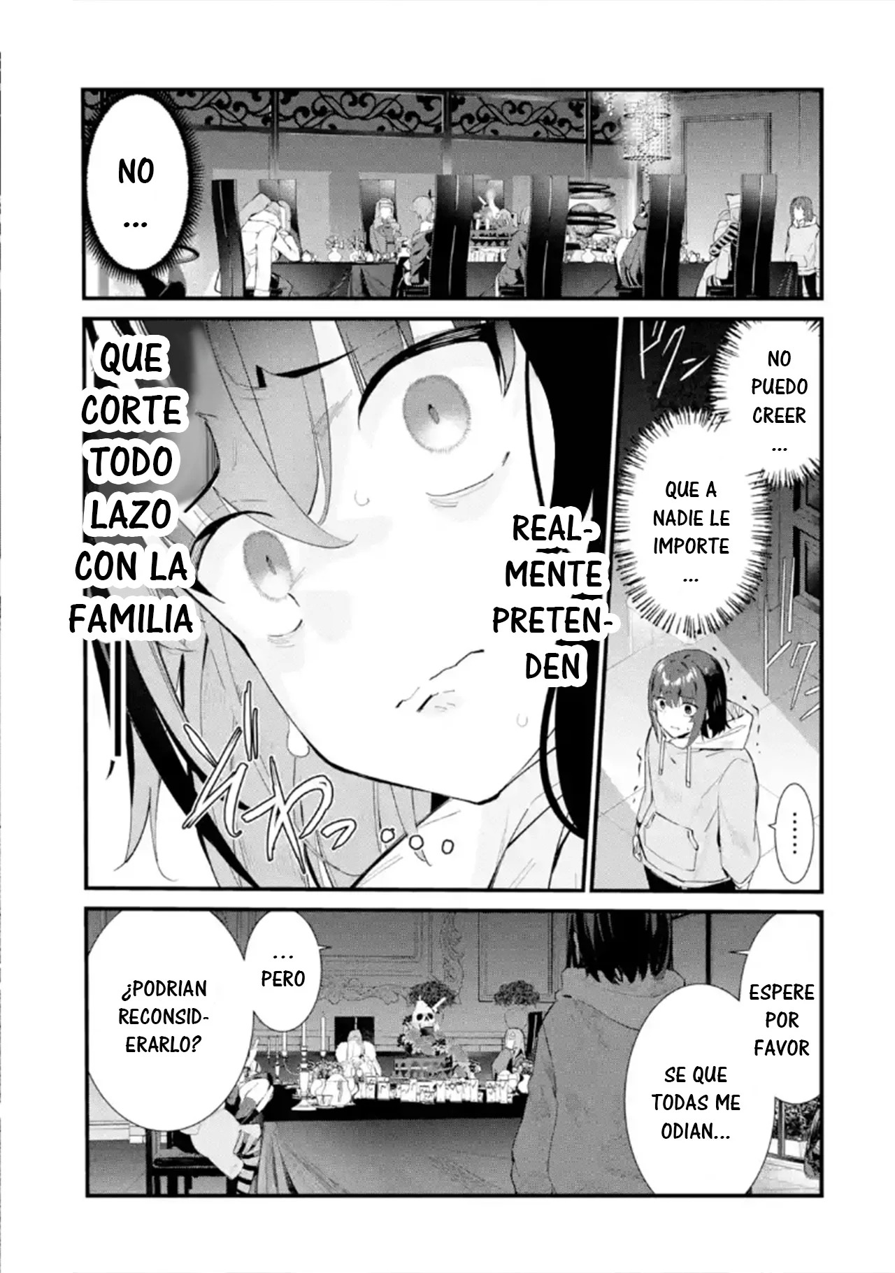 Urakata de sapōto shi teta geinō ikka o tsuihō sa reta boku wa, futsū no seishun o ōka shitai. Capitulo 1: Separado de la Familia página 15