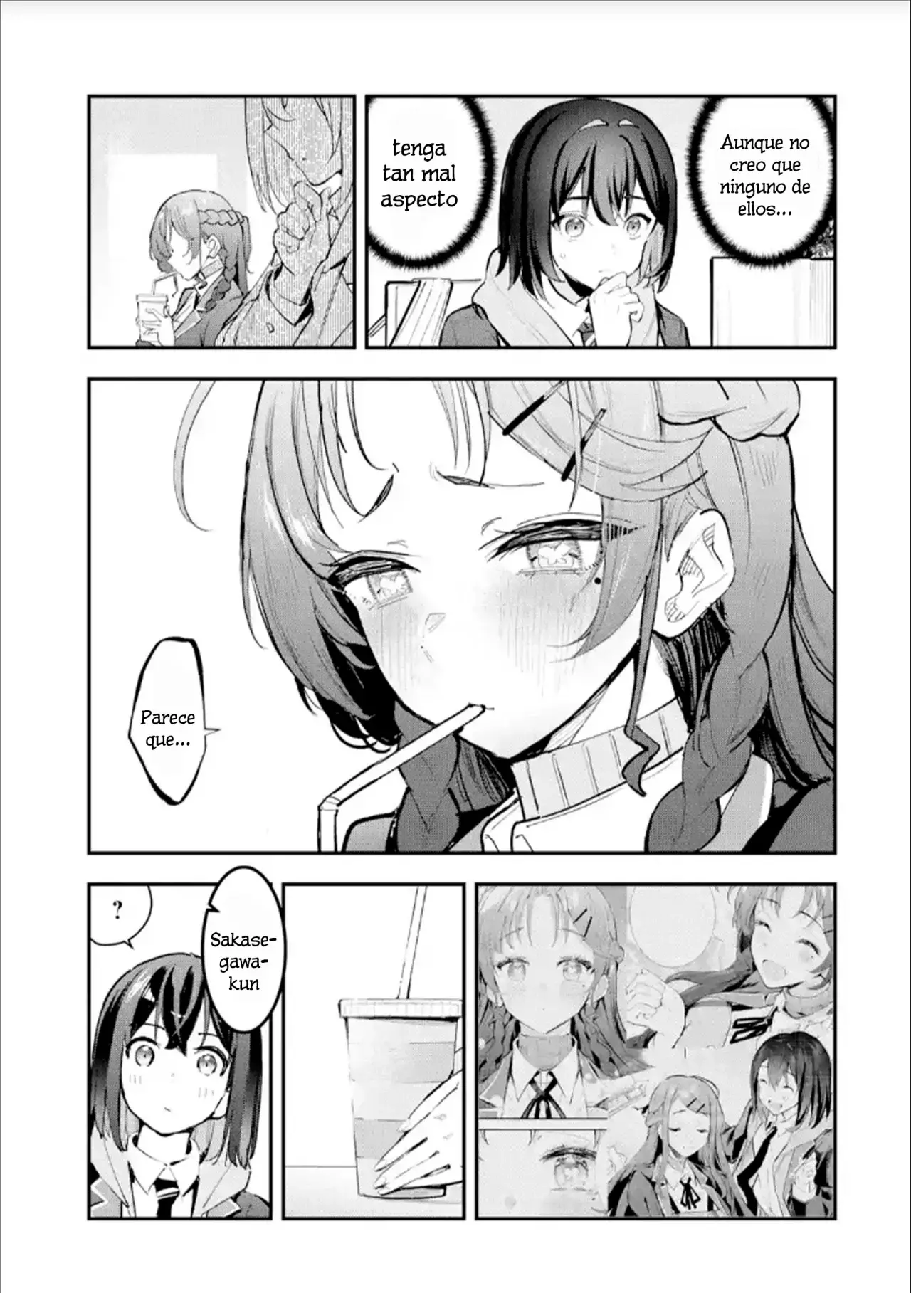 Urakata de sapōto shi teta geinō ikka o tsuihō sa reta boku wa, futsū no seishun o ōka shitai. Capitulo 10: Cita con Amigos página 17
