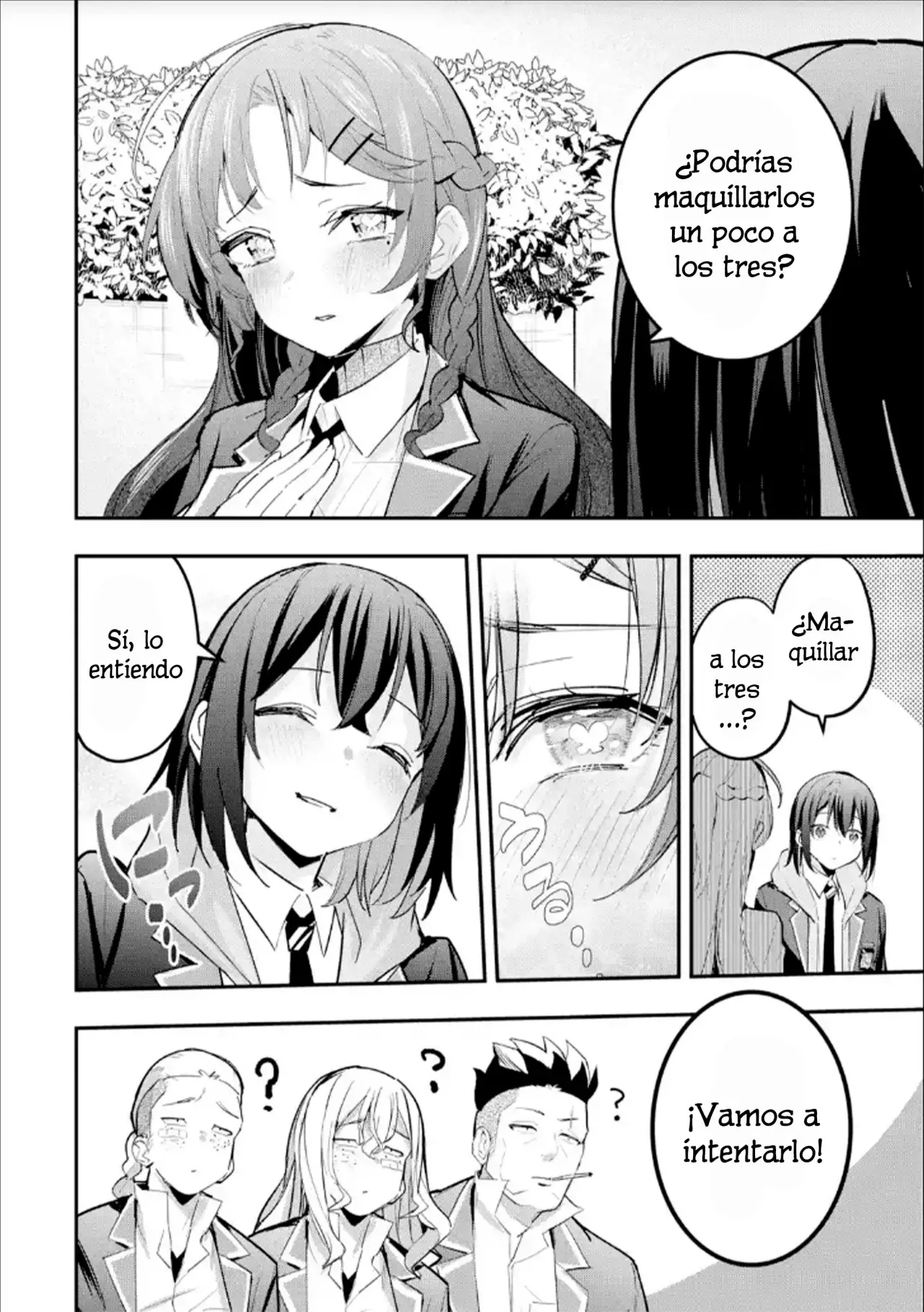 Urakata de sapōto shi teta geinō ikka o tsuihō sa reta boku wa, futsū no seishun o ōka shitai. Capitulo 10: Cita con Amigos página 18