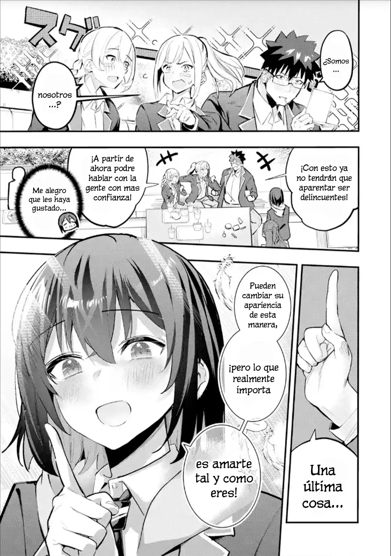 Urakata de sapōto shi teta geinō ikka o tsuihō sa reta boku wa, futsū no seishun o ōka shitai. Capitulo 10: Cita con Amigos página 21