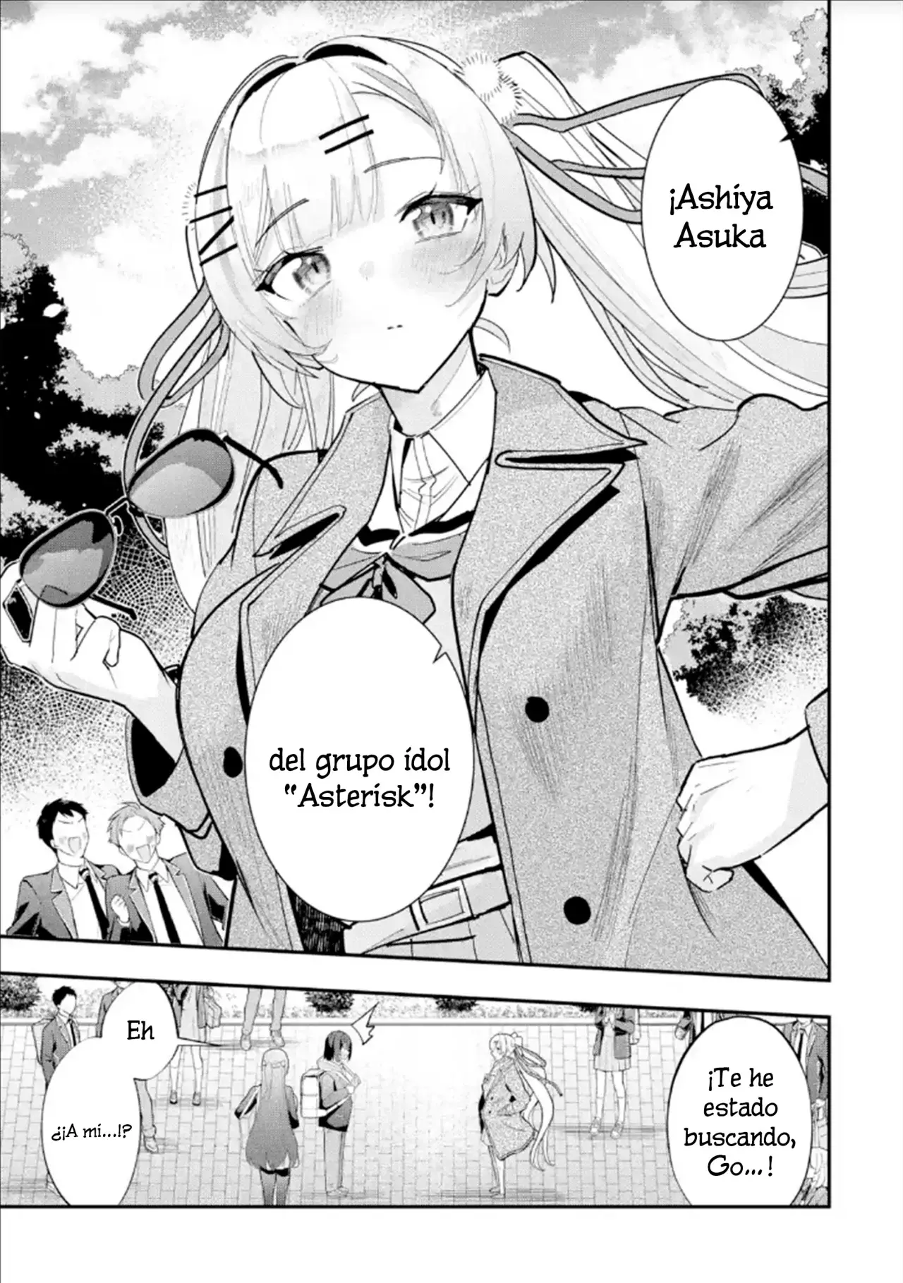 Urakata de sapōto shi teta geinō ikka o tsuihō sa reta boku wa, futsū no seishun o ōka shitai. Capitulo 11: Una Idol Top ha Llegado página 15