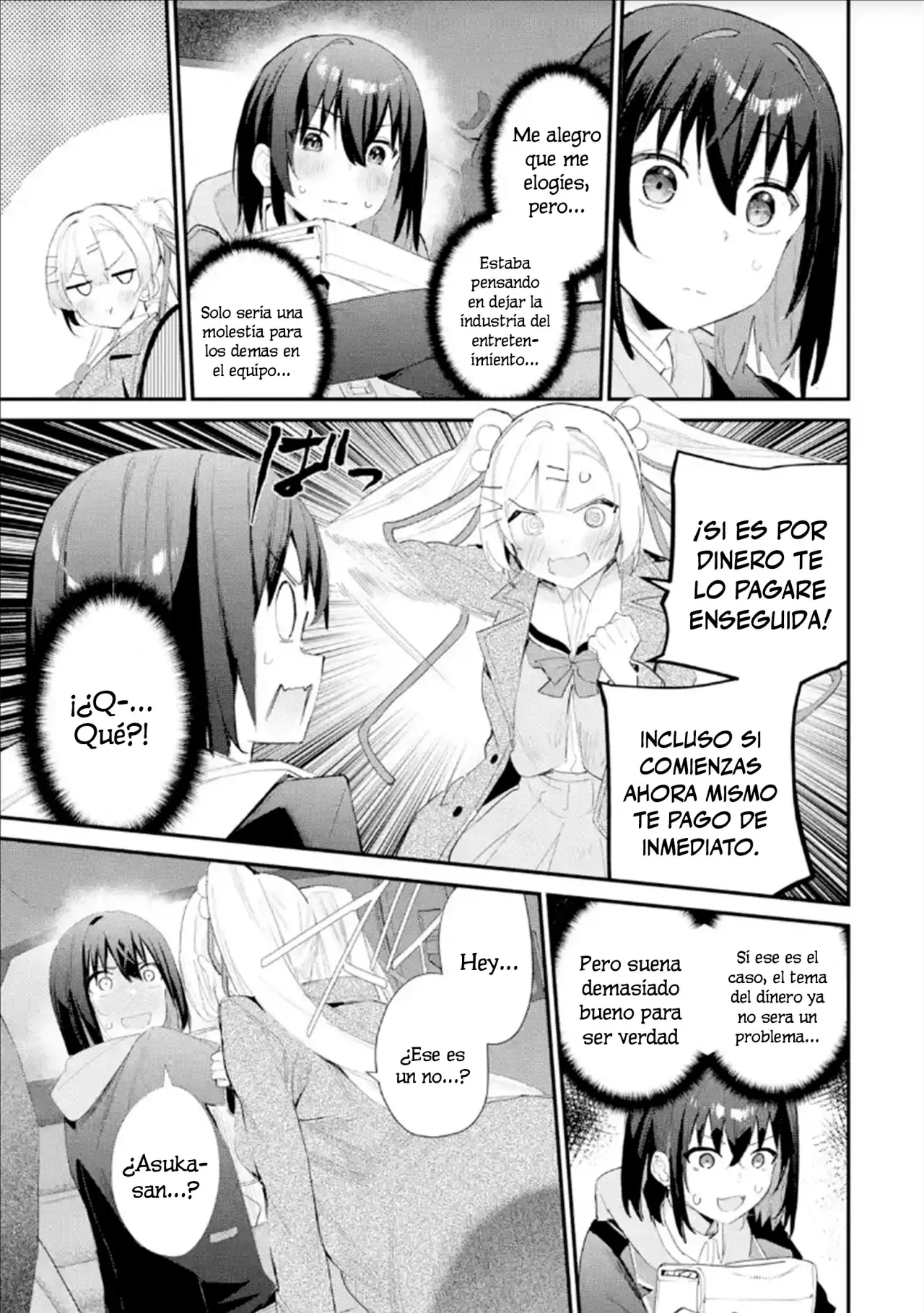 Urakata de sapōto shi teta geinō ikka o tsuihō sa reta boku wa, futsū no seishun o ōka shitai. Capitulo 11: Una Idol Top ha Llegado página 25