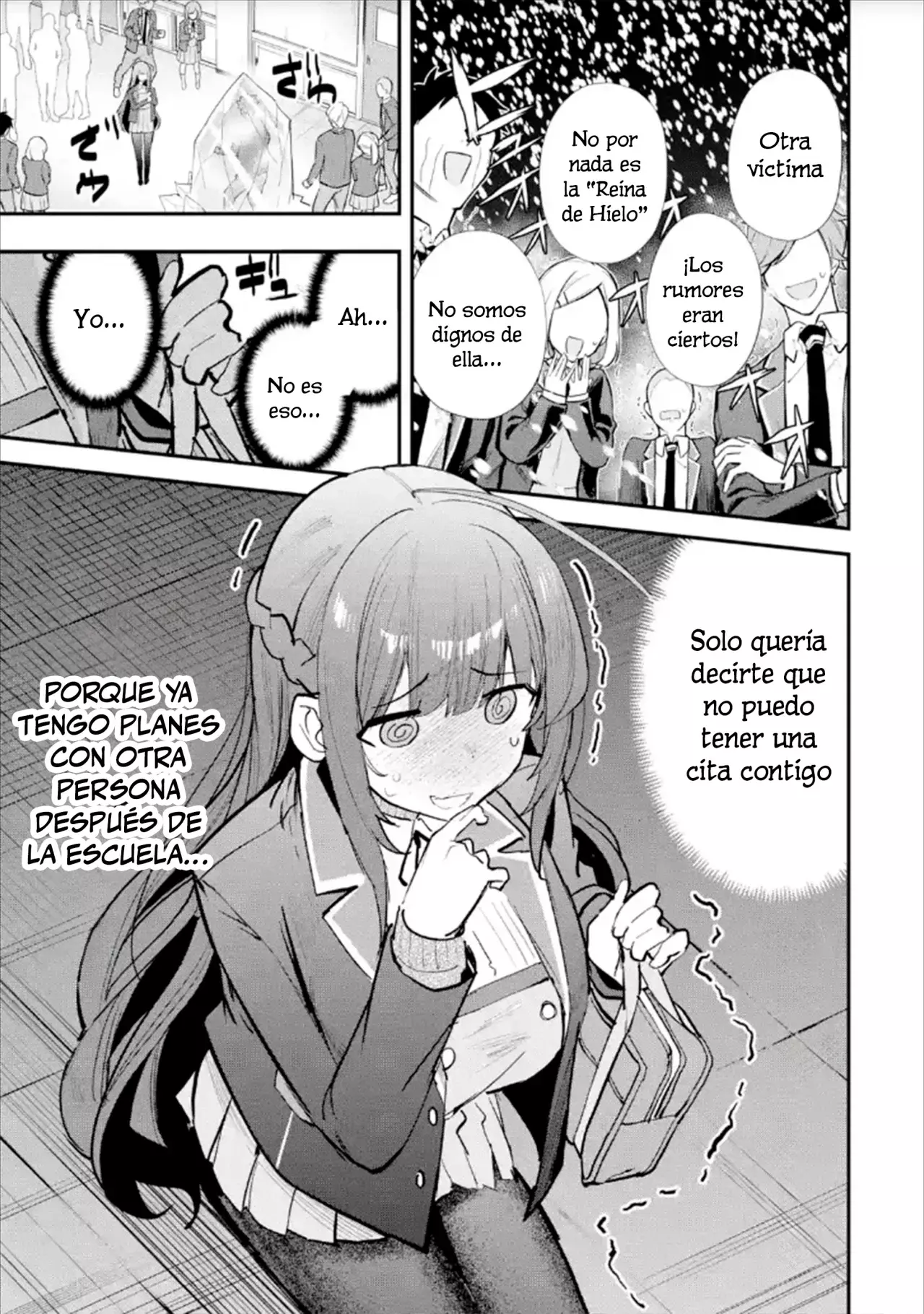 Urakata de sapōto shi teta geinō ikka o tsuihō sa reta boku wa, futsū no seishun o ōka shitai. Capitulo 11: Una Idol Top ha Llegado página 5