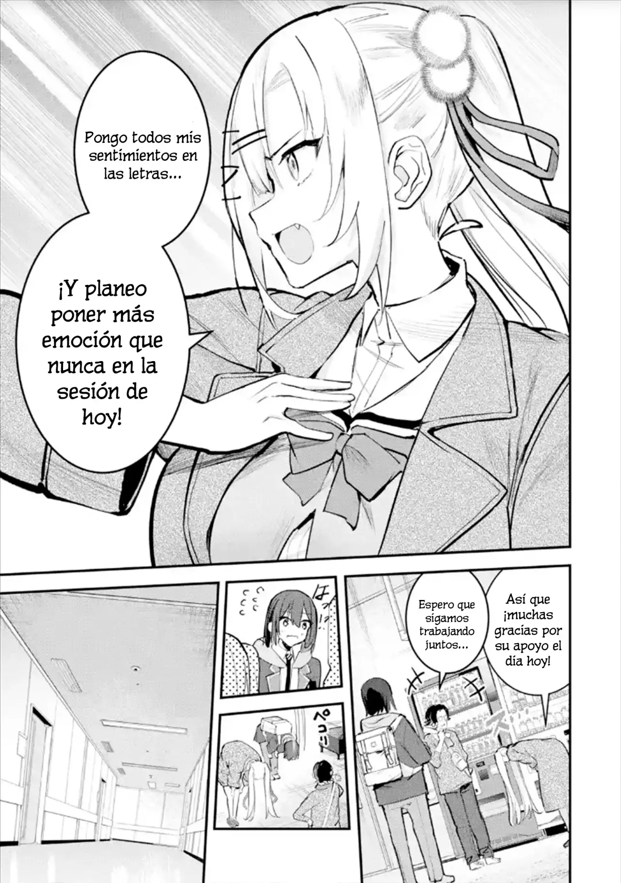 Urakata de sapōto shi teta geinō ikka o tsuihō sa reta boku wa, futsū no seishun o ōka shitai. Capitulo 12: Trabajo página 9