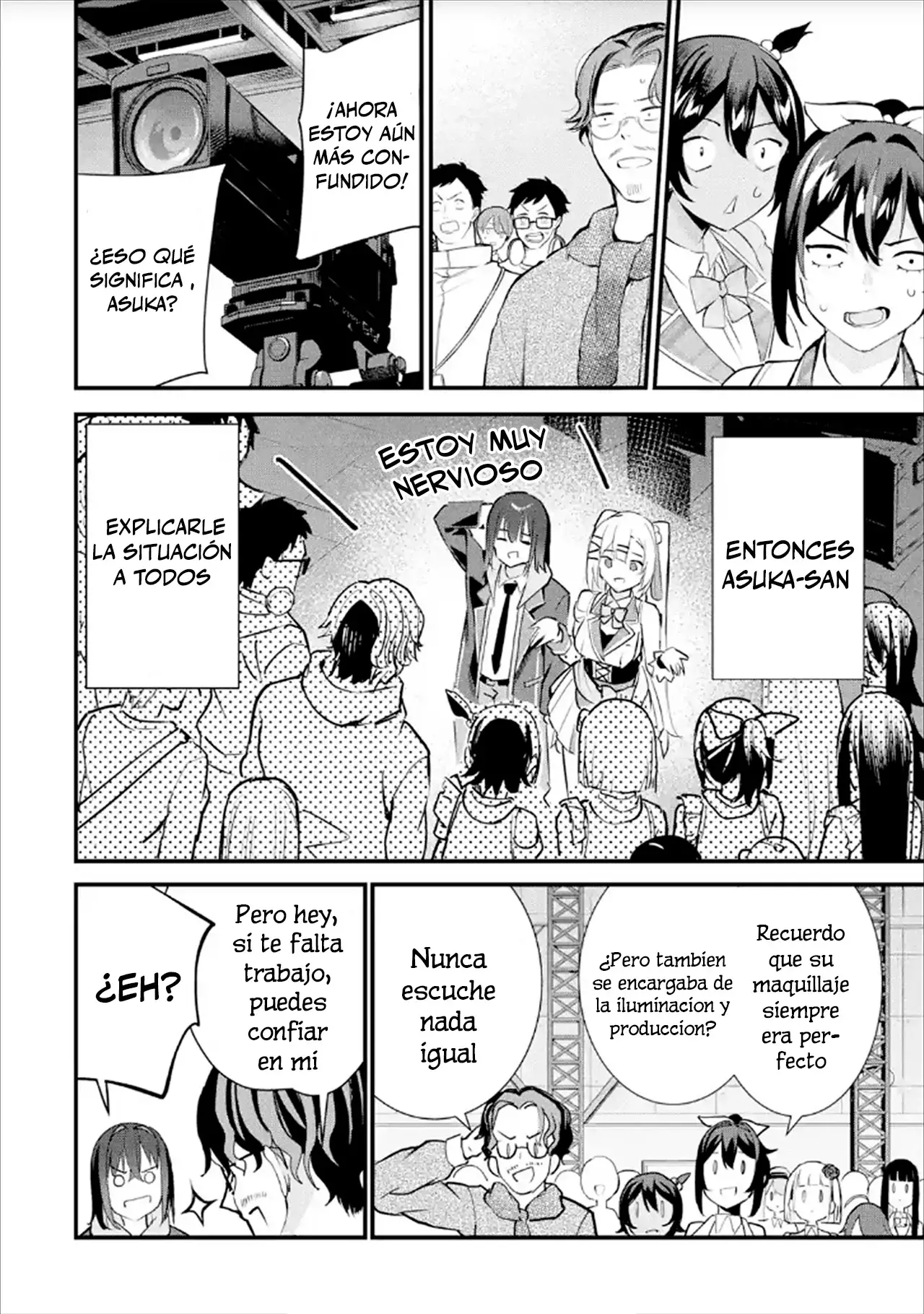 Urakata de sapōto shi teta geinō ikka o tsuihō sa reta boku wa, futsū no seishun o ōka shitai. Capitulo 13: Sensación de logro página 12