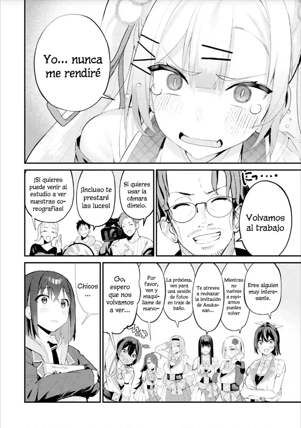 Urakata de sapōto shi teta geinō ikka o tsuihō sa reta boku wa, futsū no seishun o ōka shitai. Capitulo 13: Sensación de logro página 22