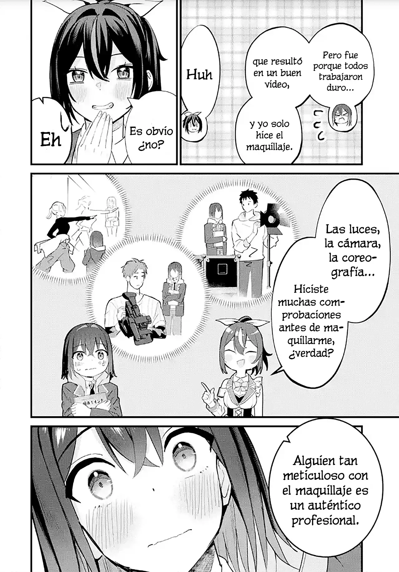 Urakata de sapōto shi teta geinō ikka o tsuihō sa reta boku wa, futsū no seishun o ōka shitai. Capitulo 13: Sensación de logro página 8