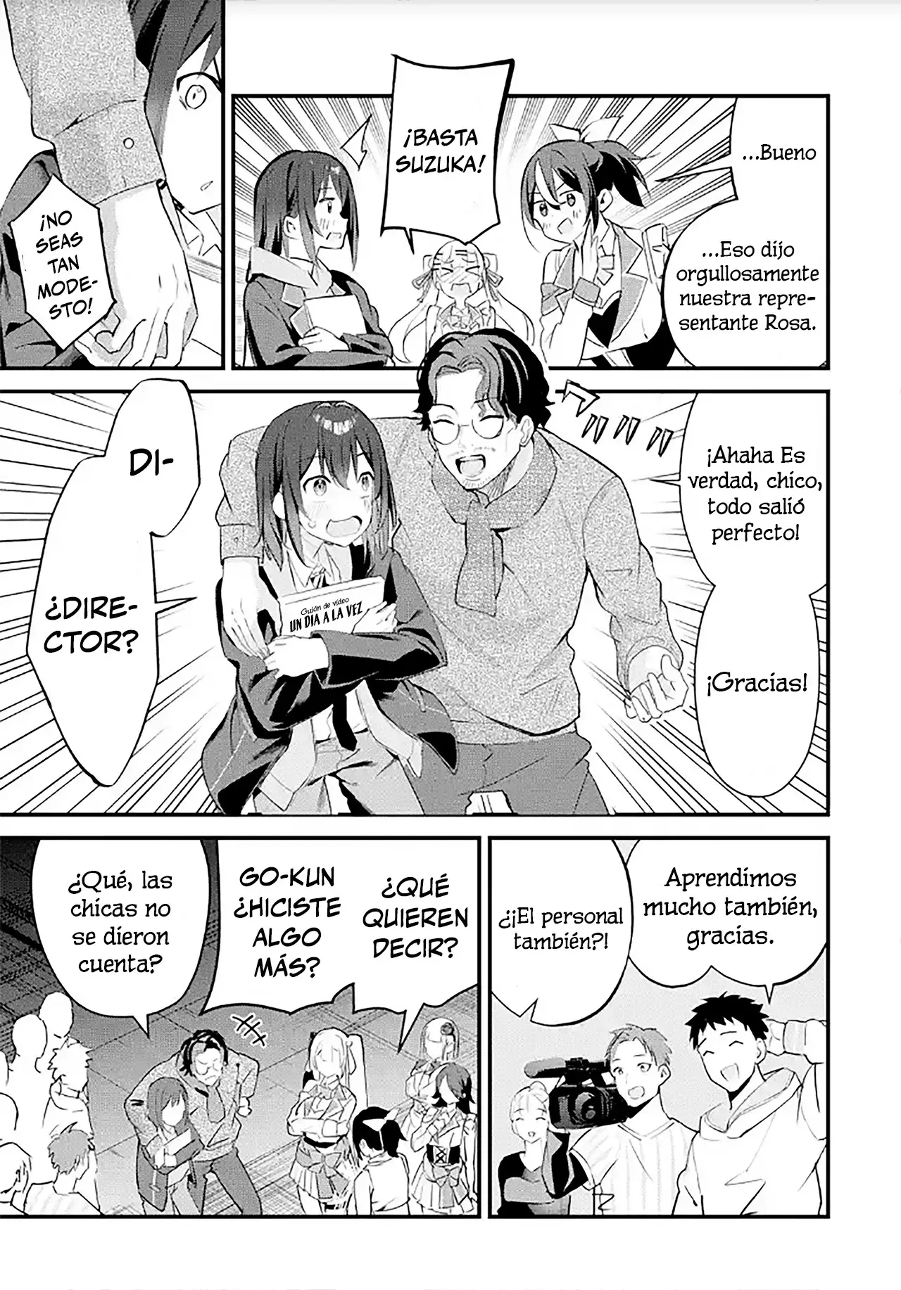 Urakata de sapōto shi teta geinō ikka o tsuihō sa reta boku wa, futsū no seishun o ōka shitai. Capitulo 13: Sensación de logro página 9