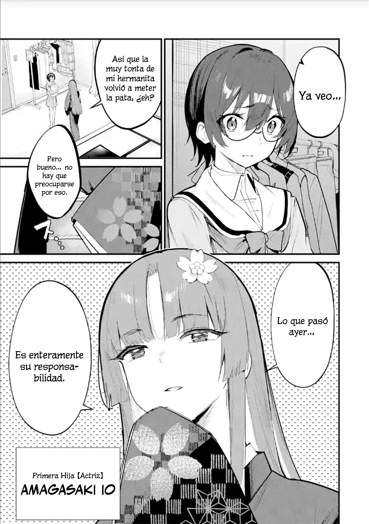 Urakata de sapōto shi teta geinō ikka o tsuihō sa reta boku wa, futsū no seishun o ōka shitai. Capitulo 15: Ex Familia 2: El Caso de Mutsuk página 21