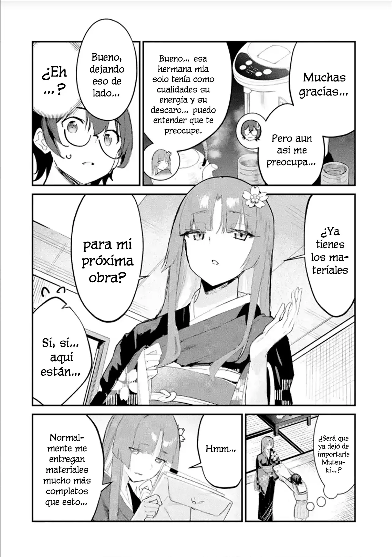 Urakata de sapōto shi teta geinō ikka o tsuihō sa reta boku wa, futsū no seishun o ōka shitai. Capitulo 15: Ex Familia 2: El Caso de Mutsuk página 22