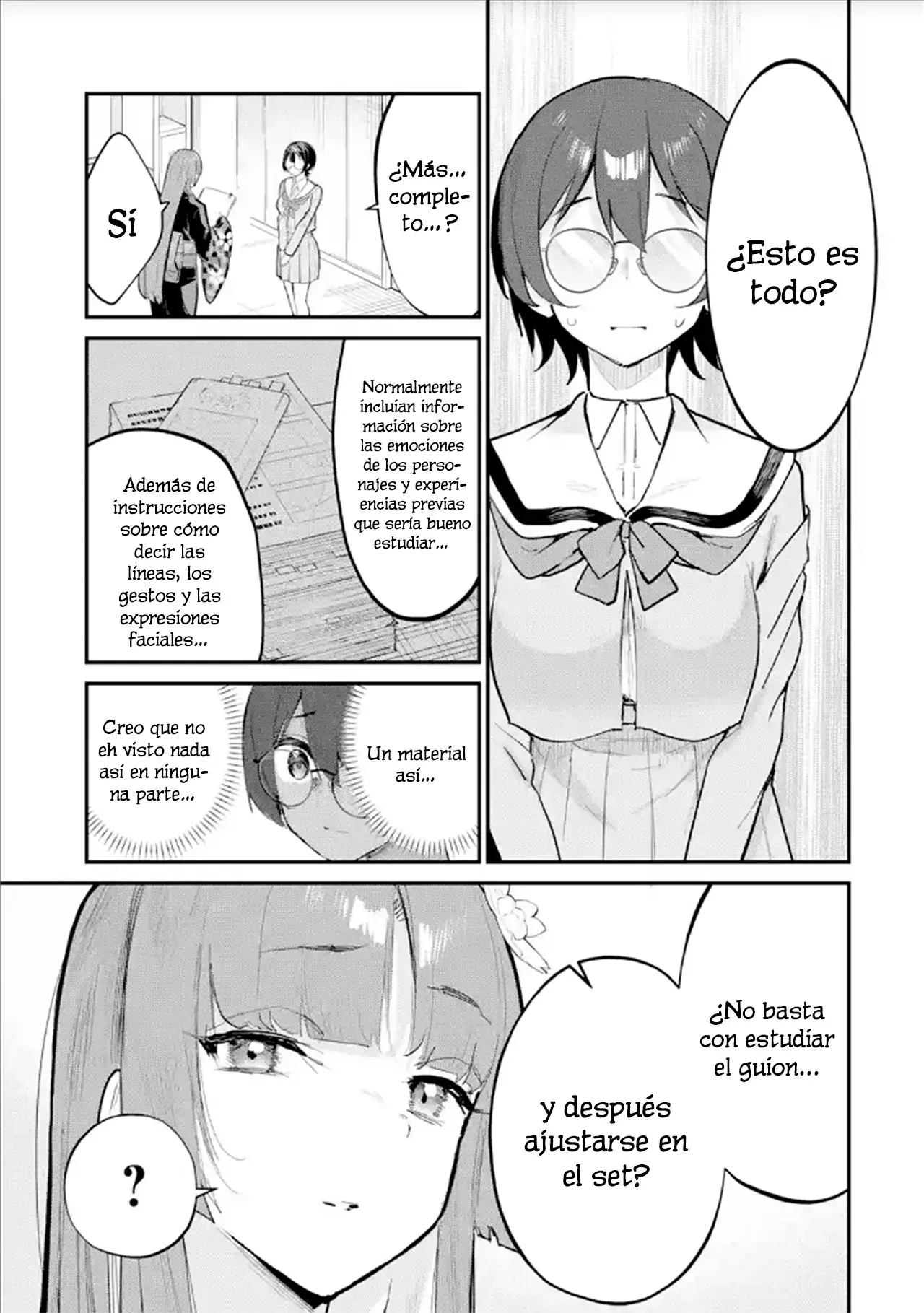 Urakata de sapōto shi teta geinō ikka o tsuihō sa reta boku wa, futsū no seishun o ōka shitai. Capitulo 15: Ex Familia 2: El Caso de Mutsuk página 23