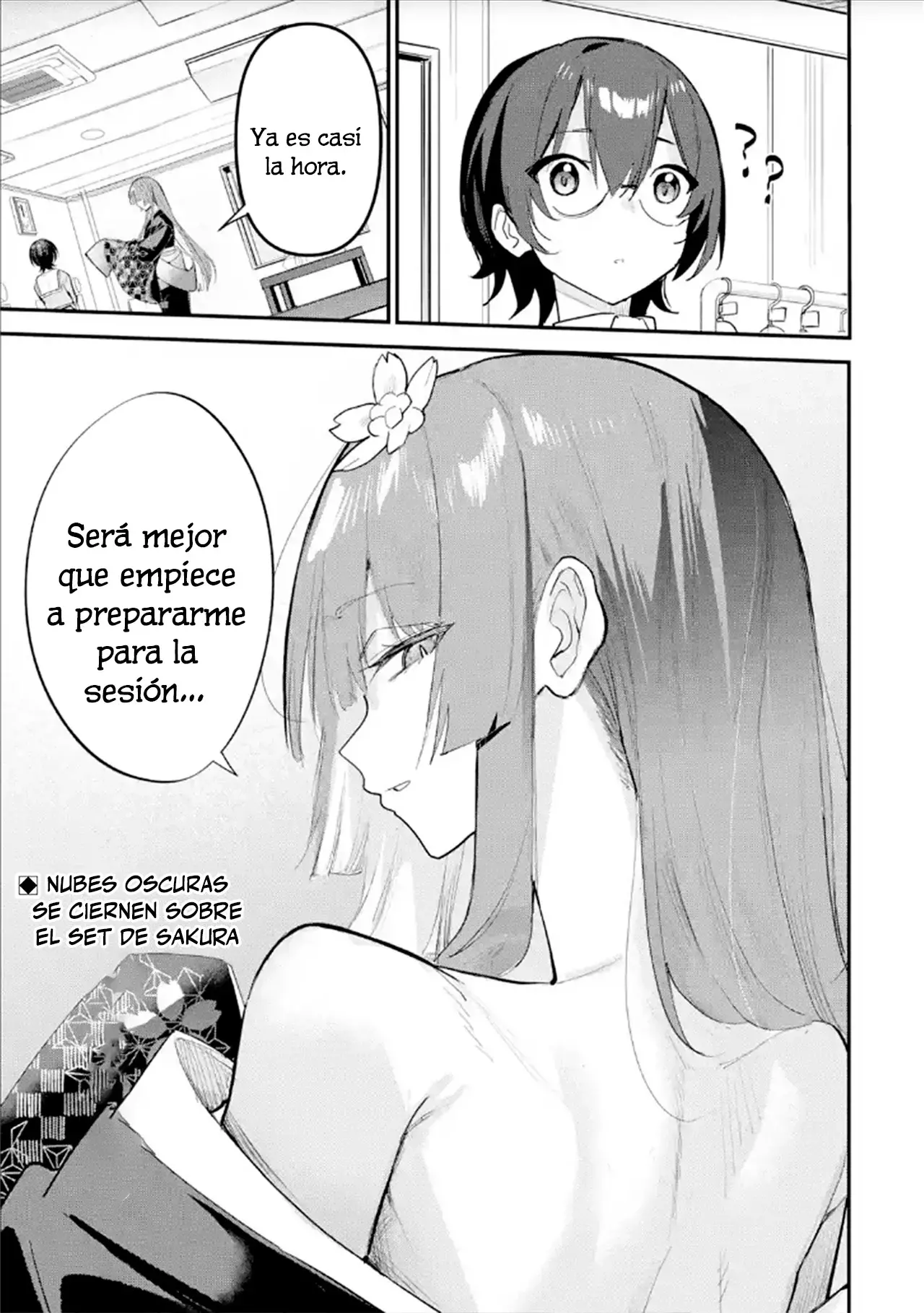 Urakata de sapōto shi teta geinō ikka o tsuihō sa reta boku wa, futsū no seishun o ōka shitai. Capitulo 15: Ex Familia 2: El Caso de Mutsuk página 25