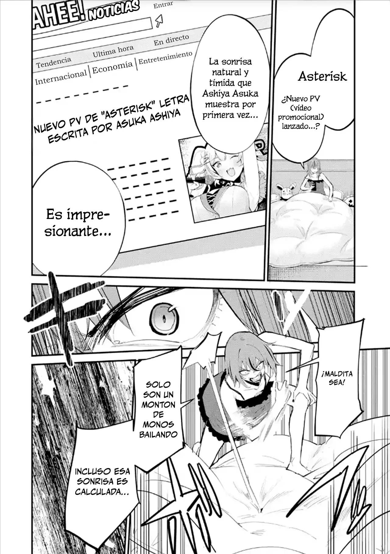 Urakata de sapōto shi teta geinō ikka o tsuihō sa reta boku wa, futsū no seishun o ōka shitai. Capitulo 15: Ex Familia 2: El Caso de Mutsuk página 6