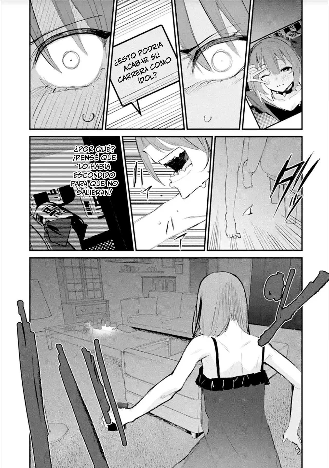 Urakata de sapōto shi teta geinō ikka o tsuihō sa reta boku wa, futsū no seishun o ōka shitai. Capitulo 15: Ex Familia 2: El Caso de Mutsuk página 9
