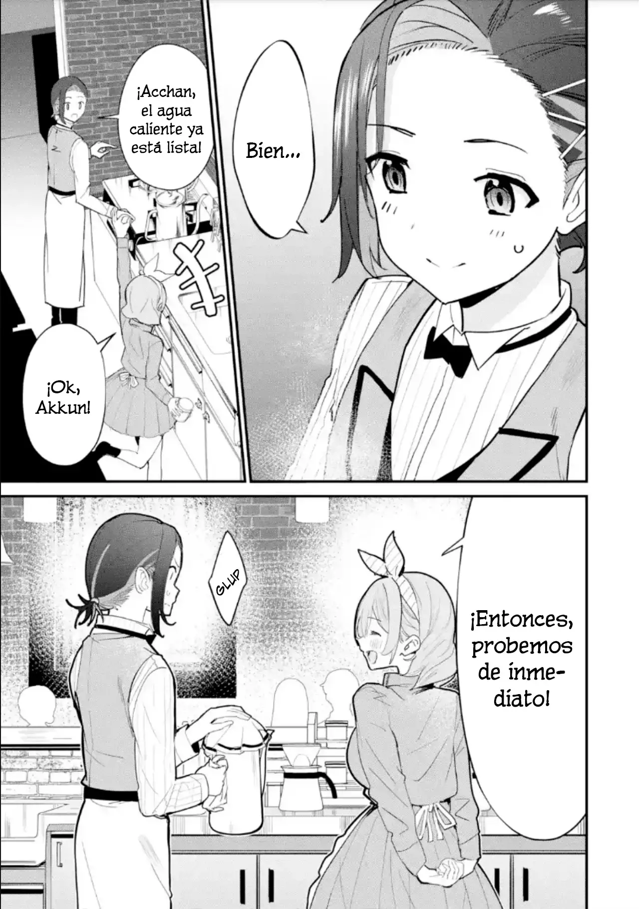 Urakata de sapōto shi teta geinō ikka o tsuihō sa reta boku wa, futsū no seishun o ōka shitai. Capitulo 16: Trabajo de Medio Tiempo página 23