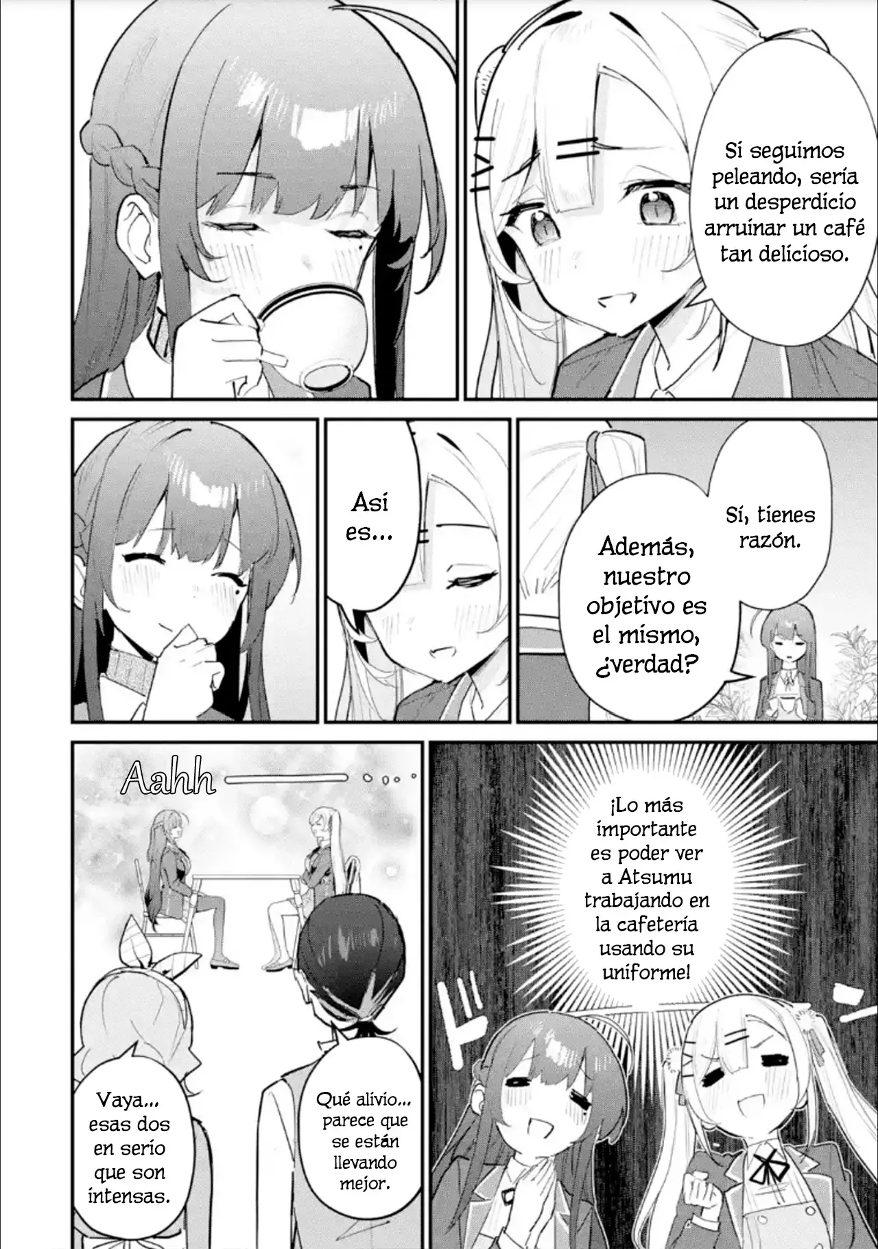 Urakata de sapōto shi teta geinō ikka o tsuihō sa reta boku wa, futsū no seishun o ōka shitai. Capitulo 16: Trabajo de Medio Tiempo página 32