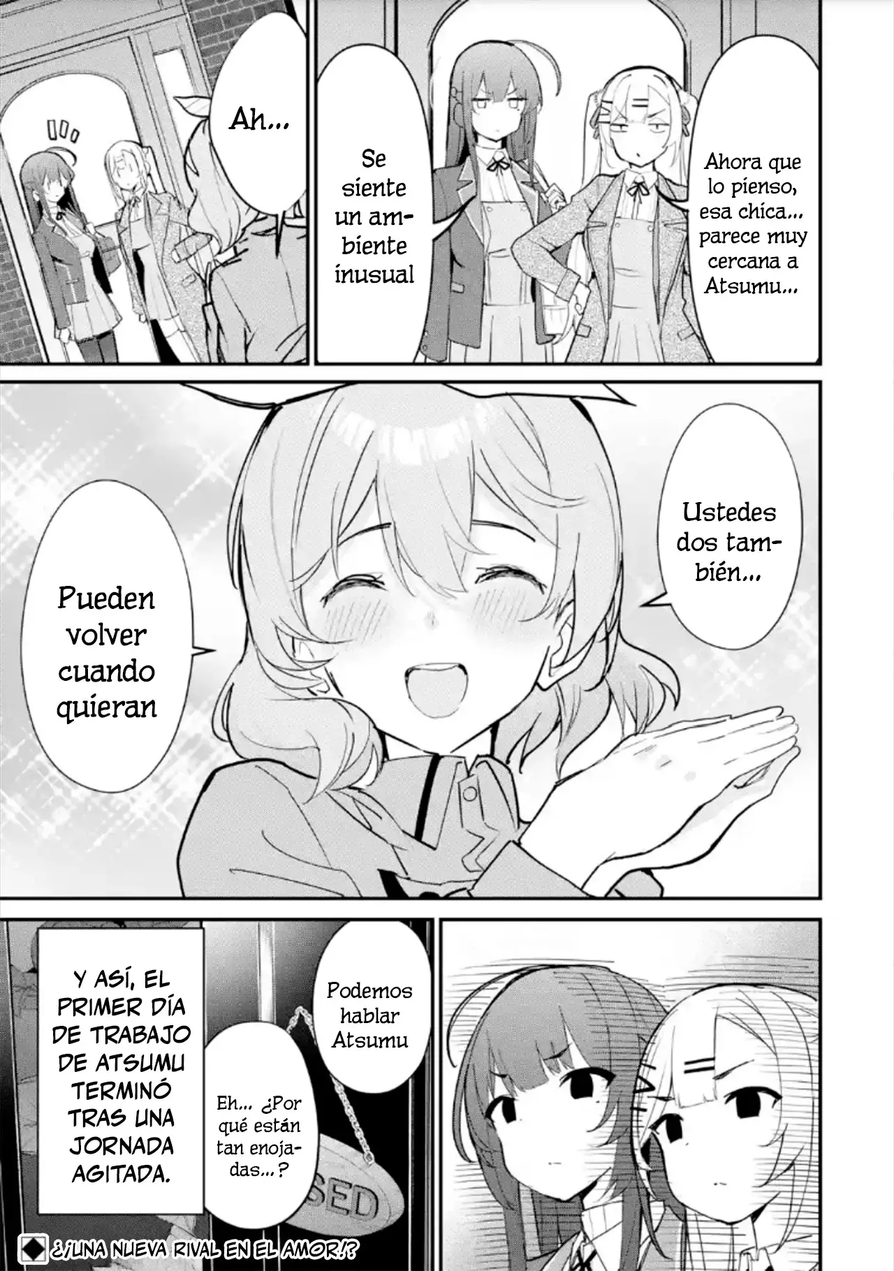Urakata de sapōto shi teta geinō ikka o tsuihō sa reta boku wa, futsū no seishun o ōka shitai. Capitulo 16: Trabajo de Medio Tiempo página 39