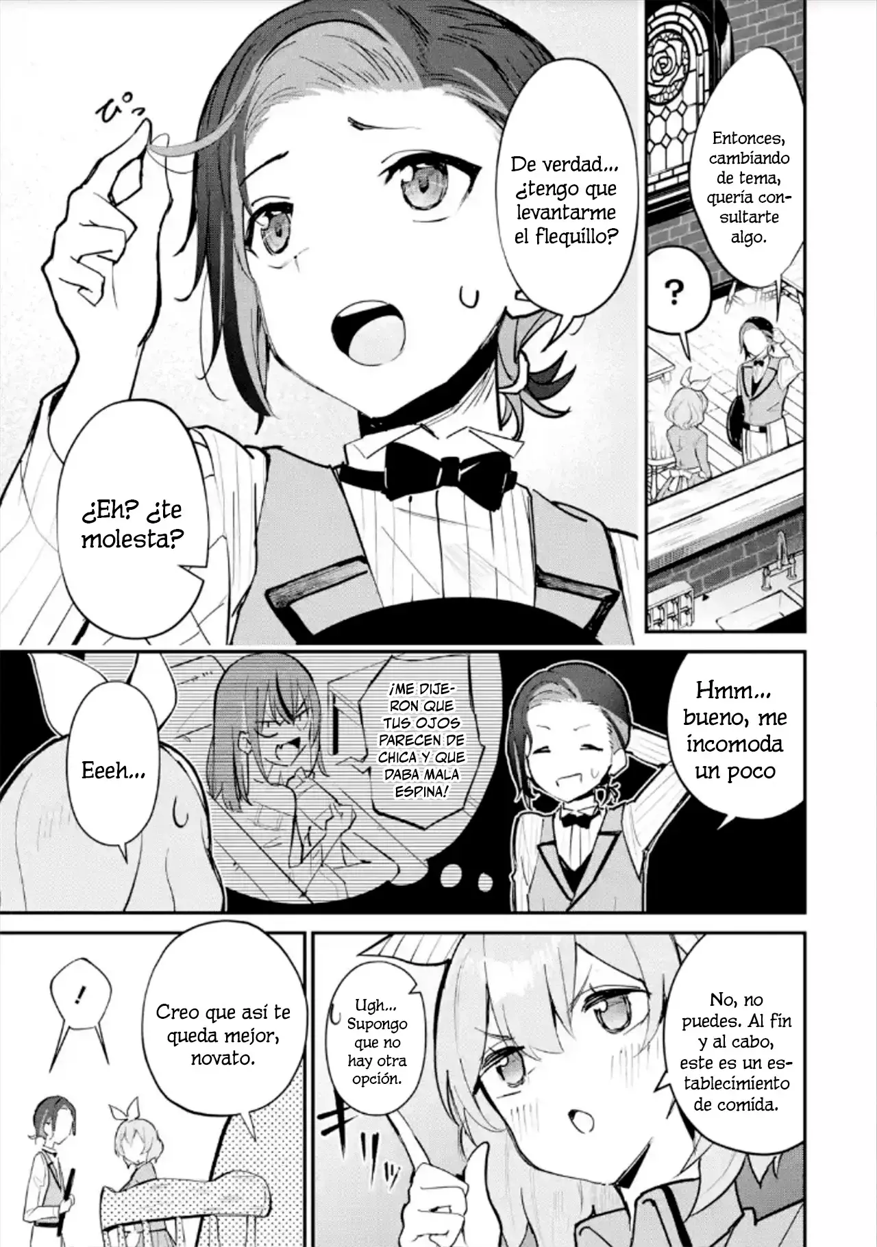 Urakata de sapōto shi teta geinō ikka o tsuihō sa reta boku wa, futsū no seishun o ōka shitai. Capitulo 16: Trabajo de Medio Tiempo página 9