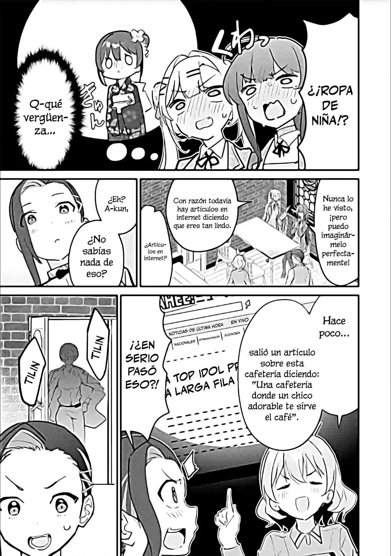 Urakata de sapōto shi teta geinō ikka o tsuihō sa reta boku wa, futsū no seishun o ōka shitai. Capitulo 17: ¿Te gustaria convertirte en mi amante? página 20