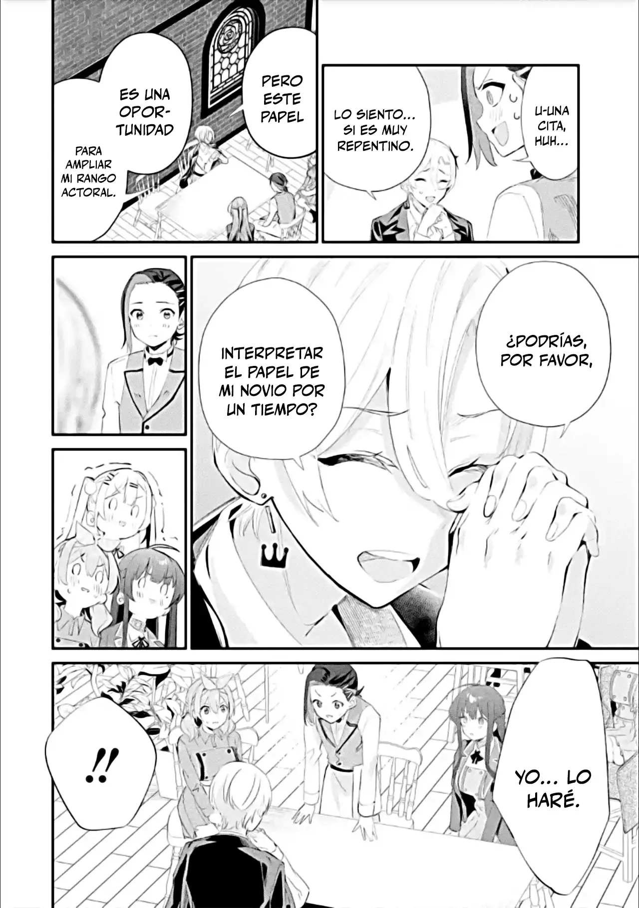 Urakata de sapōto shi teta geinō ikka o tsuihō sa reta boku wa, futsū no seishun o ōka shitai. Capitulo 18: Si, CON MUCHO GUSTO página 18