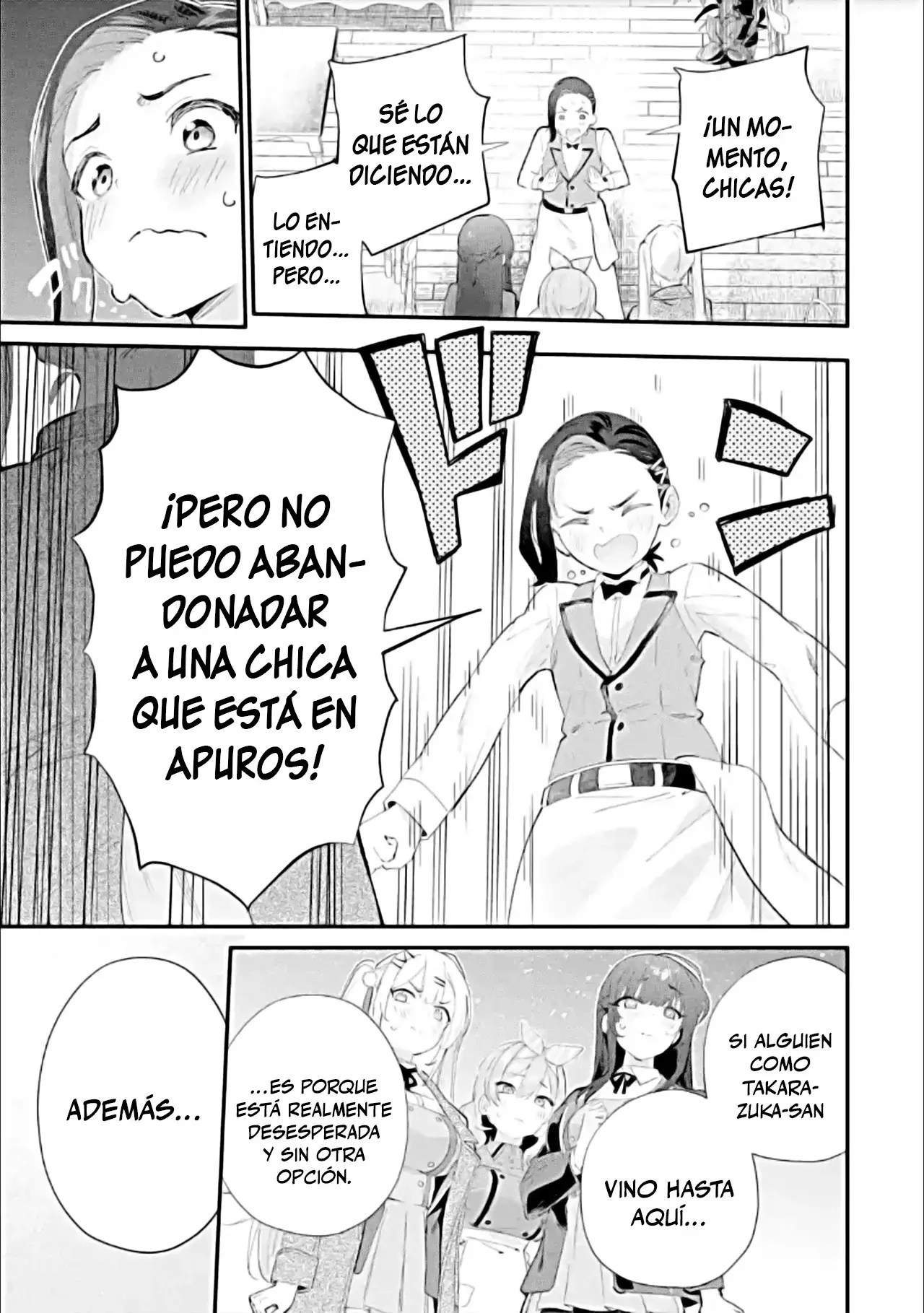 Urakata de sapōto shi teta geinō ikka o tsuihō sa reta boku wa, futsū no seishun o ōka shitai. Capitulo 18: Si, CON MUCHO GUSTO página 21