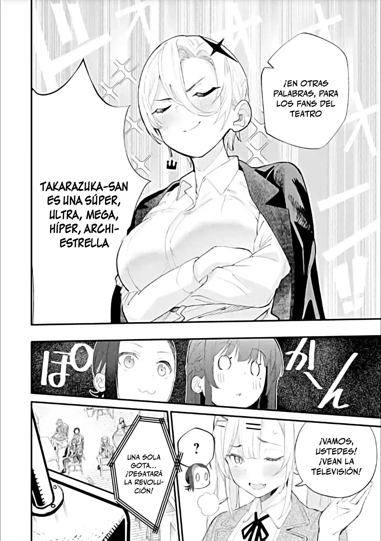 Urakata de sapōto shi teta geinō ikka o tsuihō sa reta boku wa, futsū no seishun o ōka shitai. Capitulo 18: Si, CON MUCHO GUSTO página 6