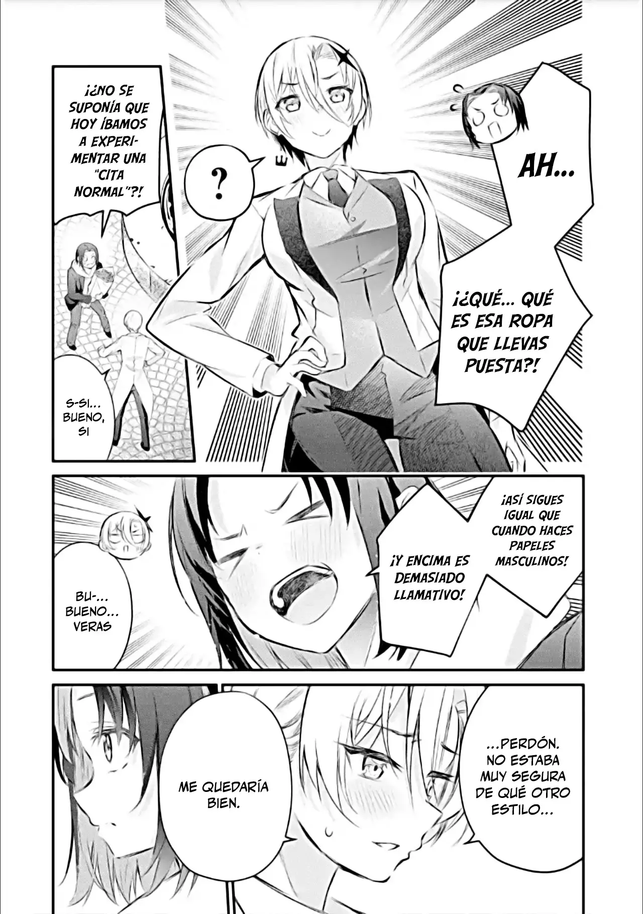 Urakata de sapōto shi teta geinō ikka o tsuihō sa reta boku wa, futsū no seishun o ōka shitai. Capitulo 19: Cita en el parque de diversiones página 5