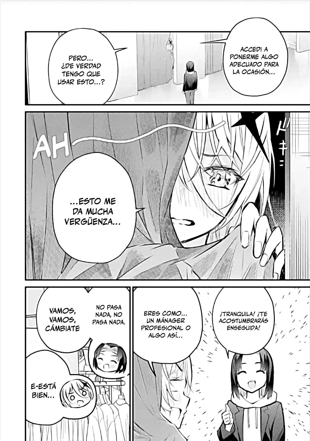 Urakata de sapōto shi teta geinō ikka o tsuihō sa reta boku wa, futsū no seishun o ōka shitai. Capitulo 19: Cita en el parque de diversiones página 9