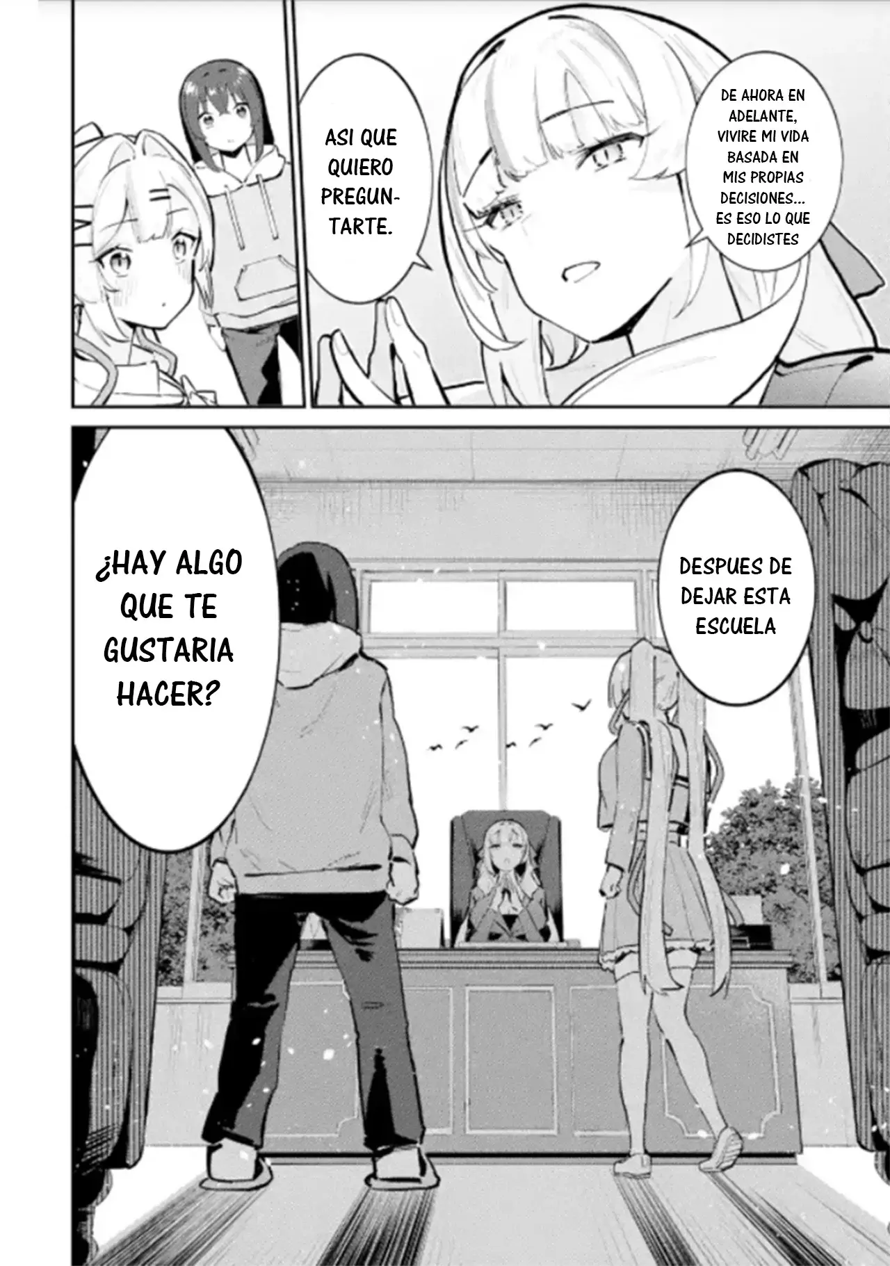 Urakata de sapōto shi teta geinō ikka o tsuihō sa reta boku wa, futsū no seishun o ōka shitai. Capitulo 2: Rumbo a un Nuevo Mundo página 16