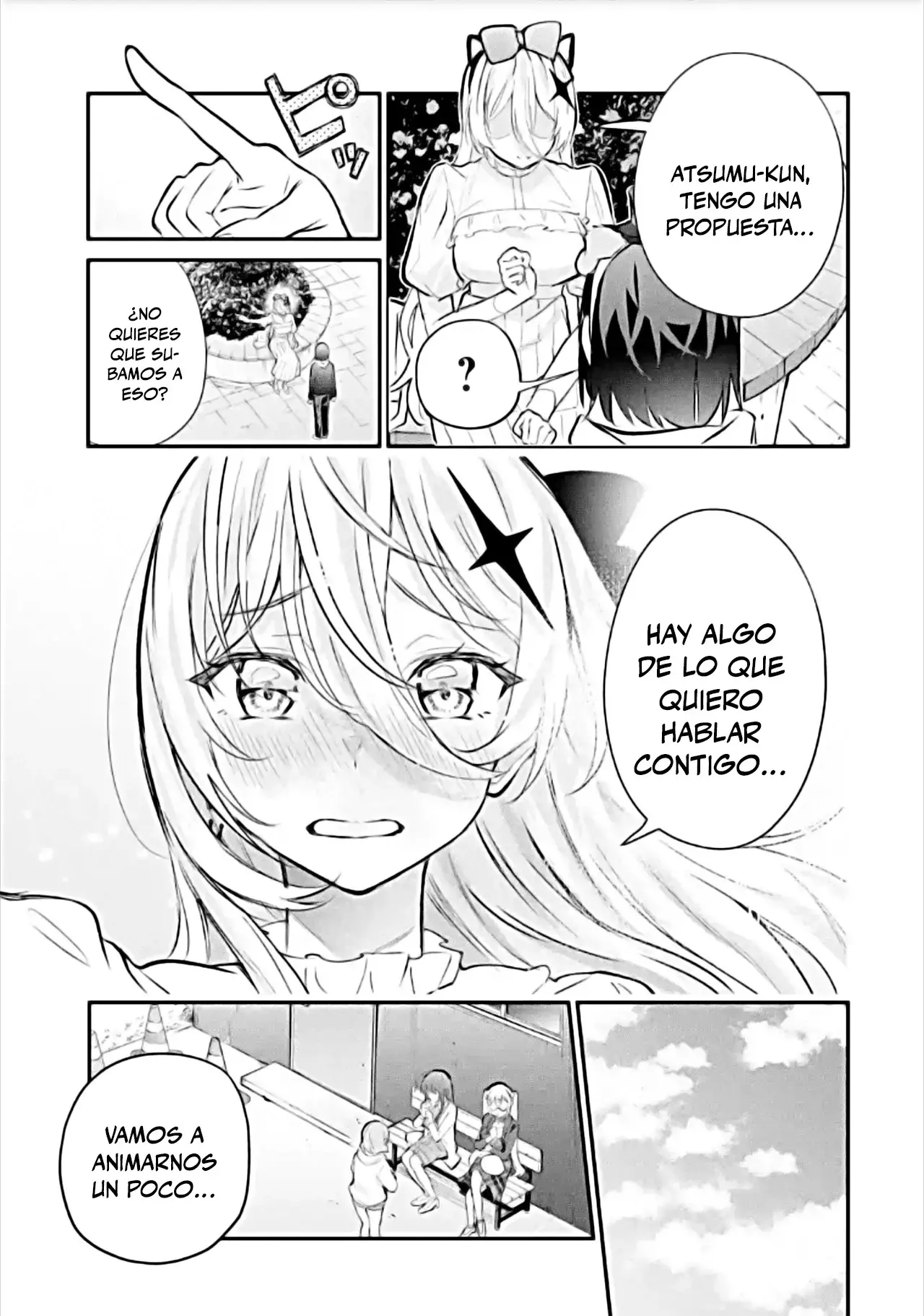 Urakata de sapōto shi teta geinō ikka o tsuihō sa reta boku wa, futsū no seishun o ōka shitai. Capitulo 20: Cita en el parque de diversiones 2 página 23
