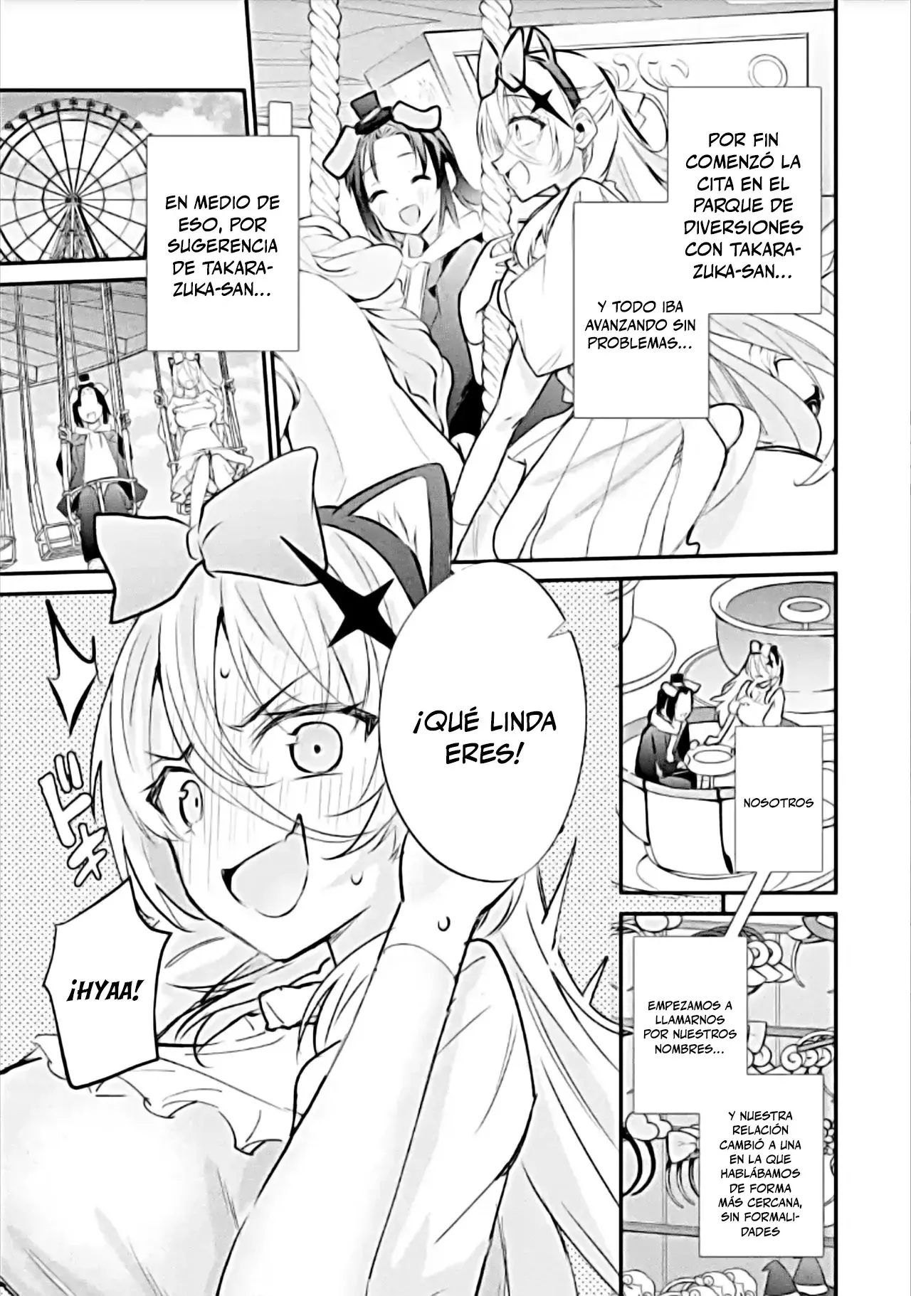 Urakata de sapōto shi teta geinō ikka o tsuihō sa reta boku wa, futsū no seishun o ōka shitai. Capitulo 20: Cita en el parque de diversiones 2 página 3