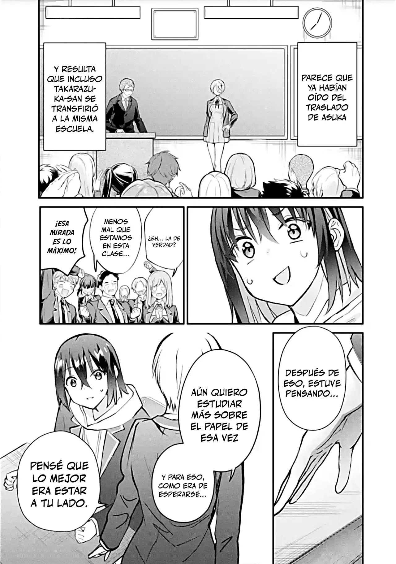 Urakata de sapōto shi teta geinō ikka o tsuihō sa reta boku wa, futsū no seishun o ōka shitai. Capitulo 21: Cita en el parque de diversiones 3 página 23