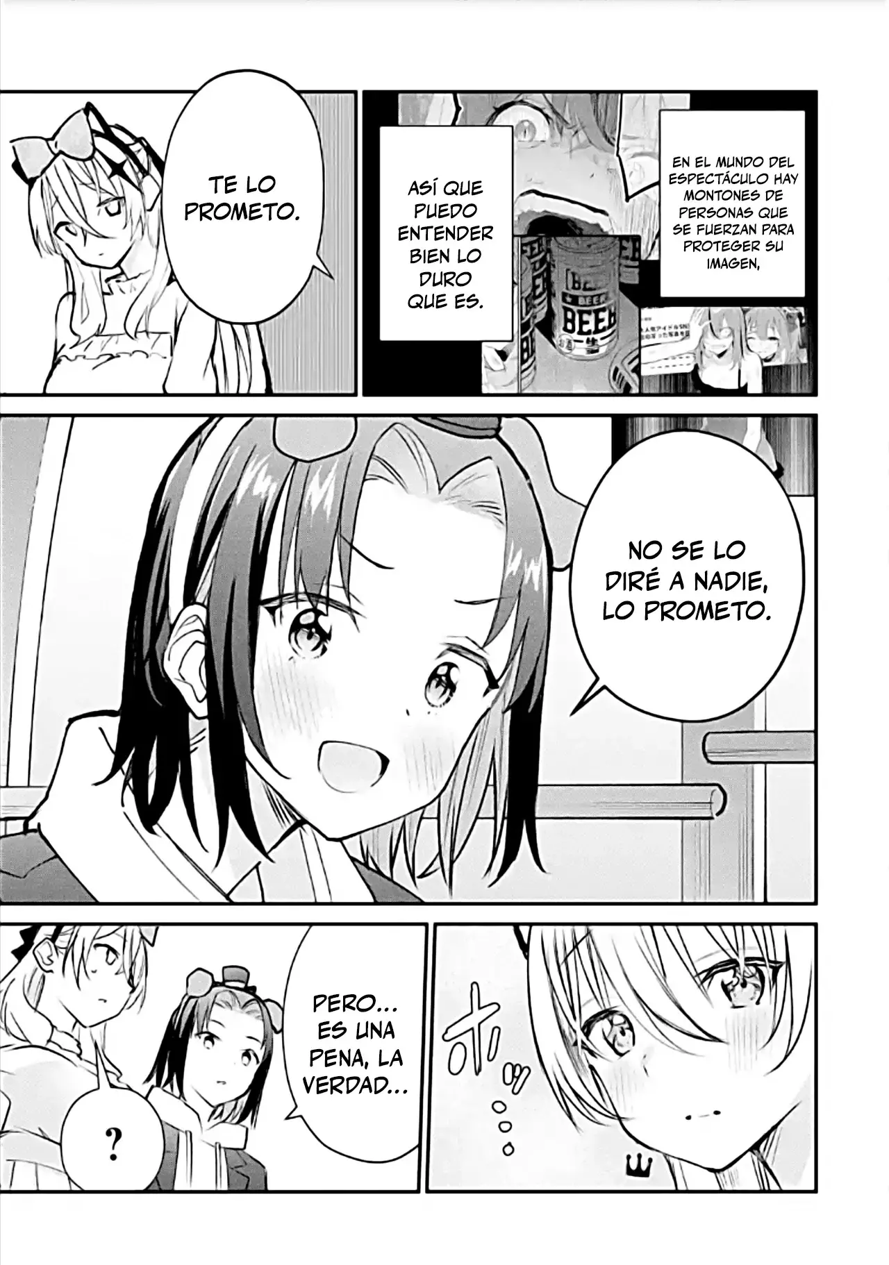 Urakata de sapōto shi teta geinō ikka o tsuihō sa reta boku wa, futsū no seishun o ōka shitai. Capitulo 21: Cita en el parque de diversiones 3 página 7