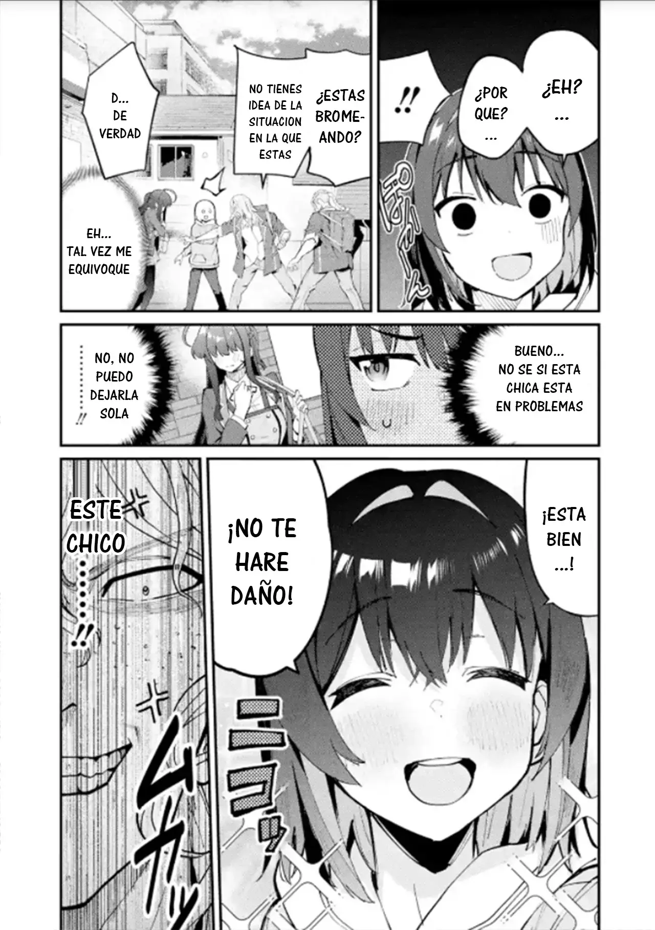 Urakata de sapōto shi teta geinō ikka o tsuihō sa reta boku wa, futsū no seishun o ōka shitai. Capitulo 3: Una Belleza en Problemas página 3