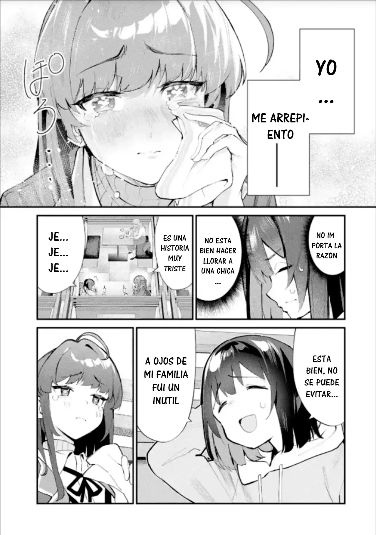 Urakata de sapōto shi teta geinō ikka o tsuihō sa reta boku wa, futsū no seishun o ōka shitai. Capitulo 4: Agradecimiento de una Hermosa y Misteriosa Chica página 17