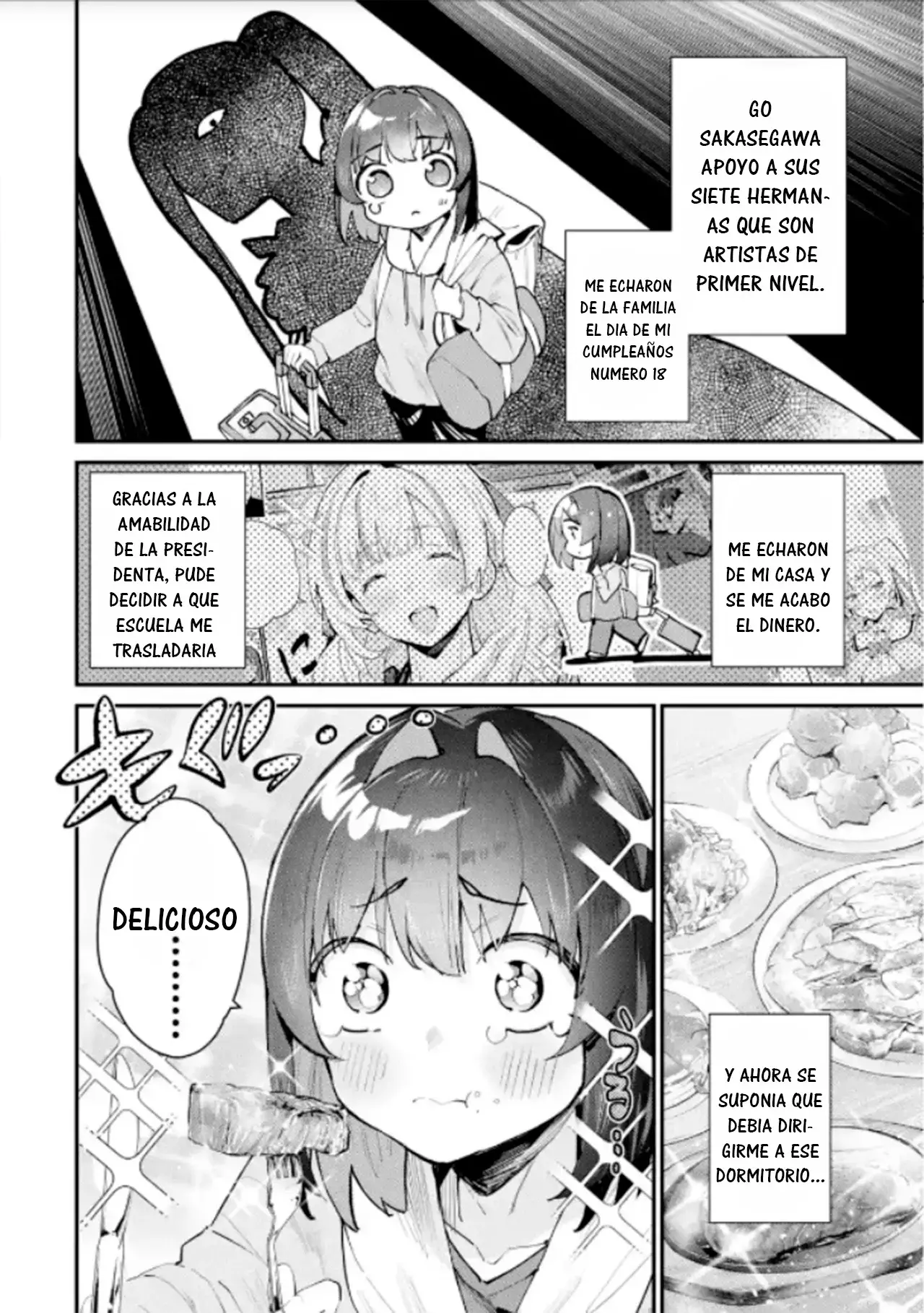 Urakata de sapōto shi teta geinō ikka o tsuihō sa reta boku wa, futsū no seishun o ōka shitai. Capitulo 4: Agradecimiento de una Hermosa y Misteriosa Chica página 2