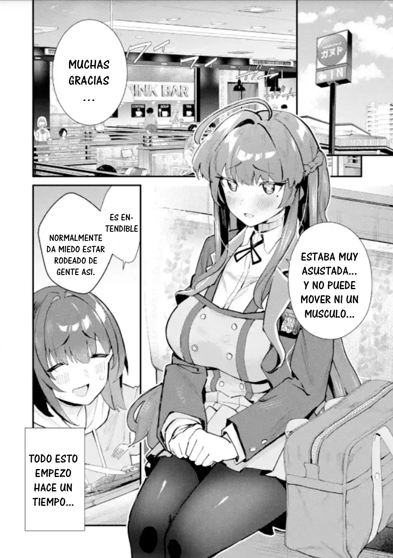 Urakata de sapōto shi teta geinō ikka o tsuihō sa reta boku wa, futsū no seishun o ōka shitai. Capitulo 4: Agradecimiento de una Hermosa y Misteriosa Chica página 4