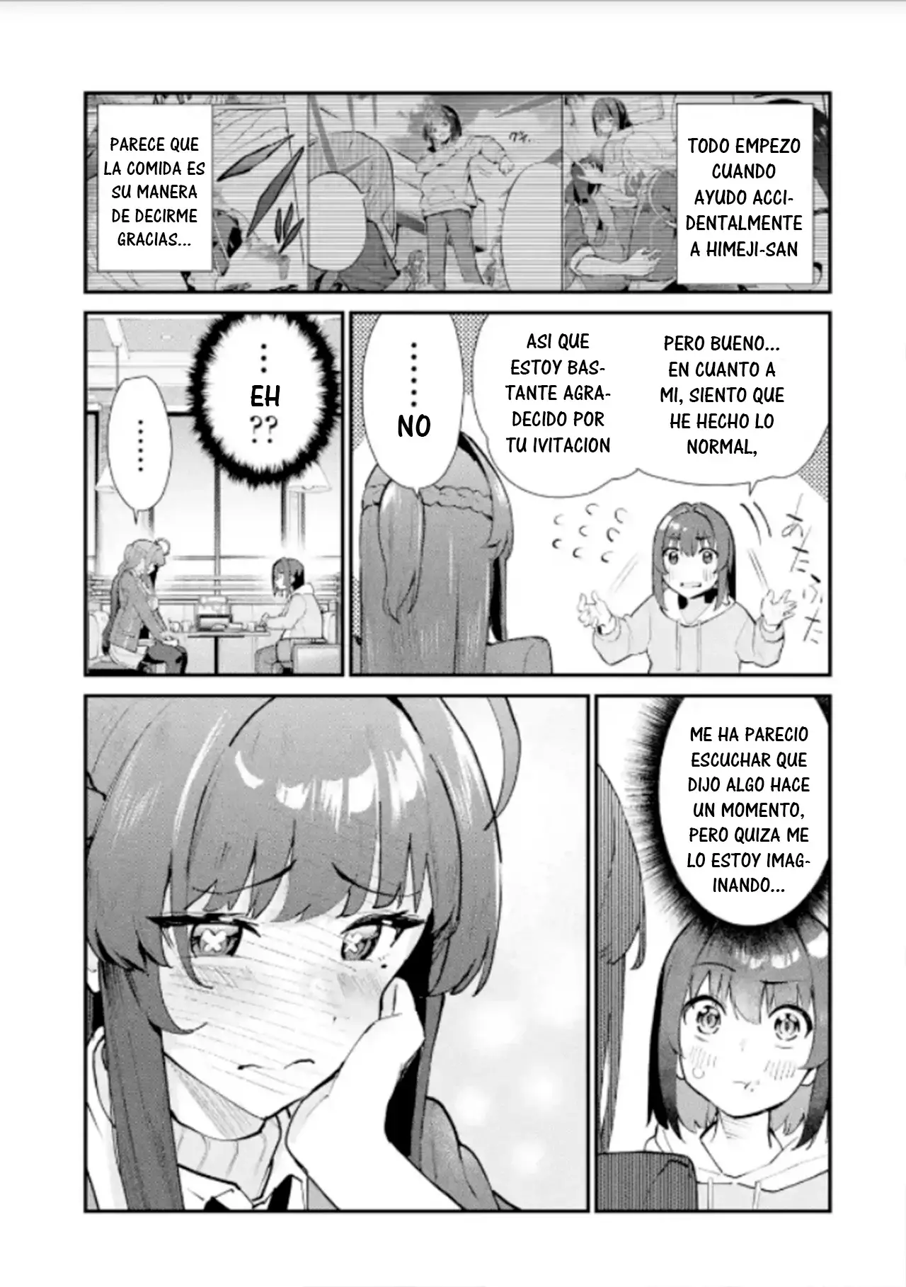 Urakata de sapōto shi teta geinō ikka o tsuihō sa reta boku wa, futsū no seishun o ōka shitai. Capitulo 4: Agradecimiento de una Hermosa y Misteriosa Chica página 5