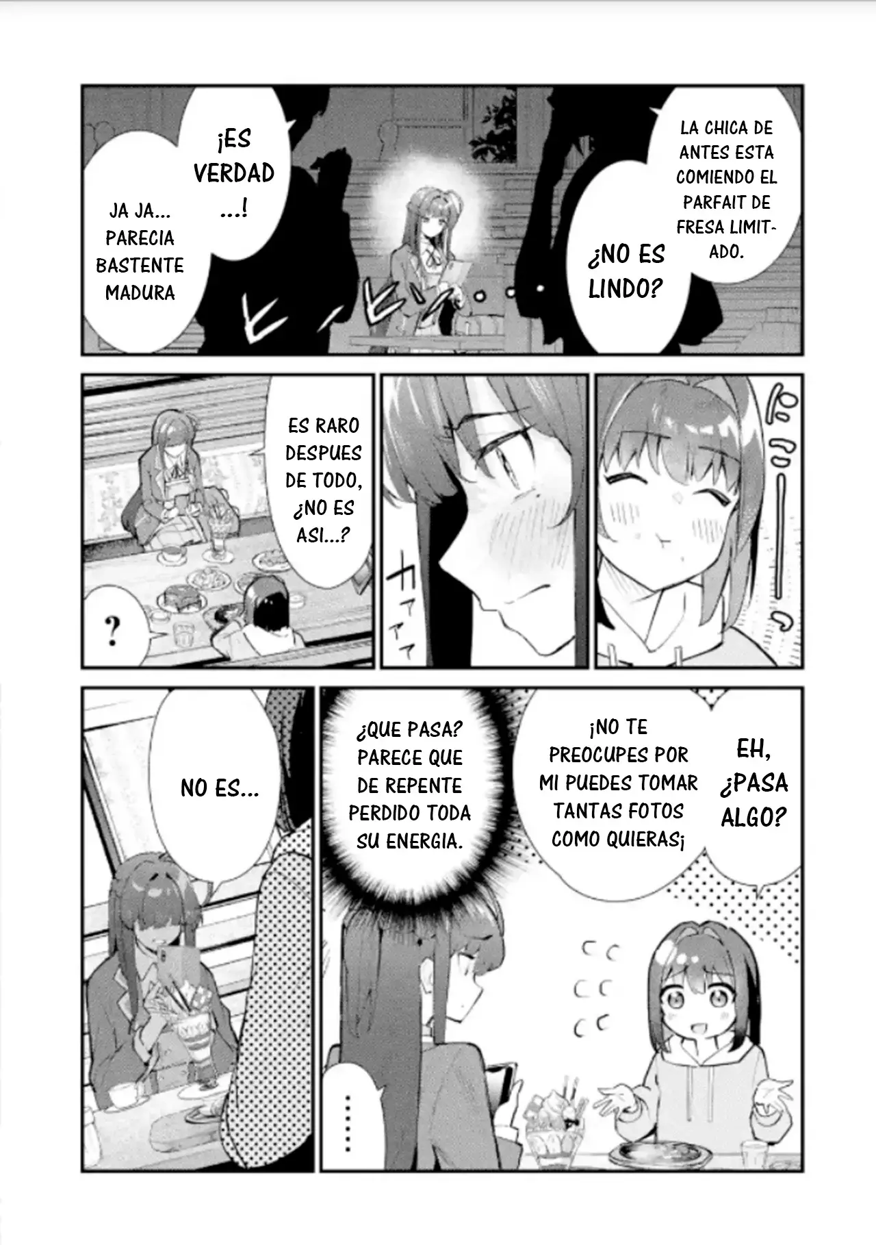 Urakata de sapōto shi teta geinō ikka o tsuihō sa reta boku wa, futsū no seishun o ōka shitai. Capitulo 4: Agradecimiento de una Hermosa y Misteriosa Chica página 9
