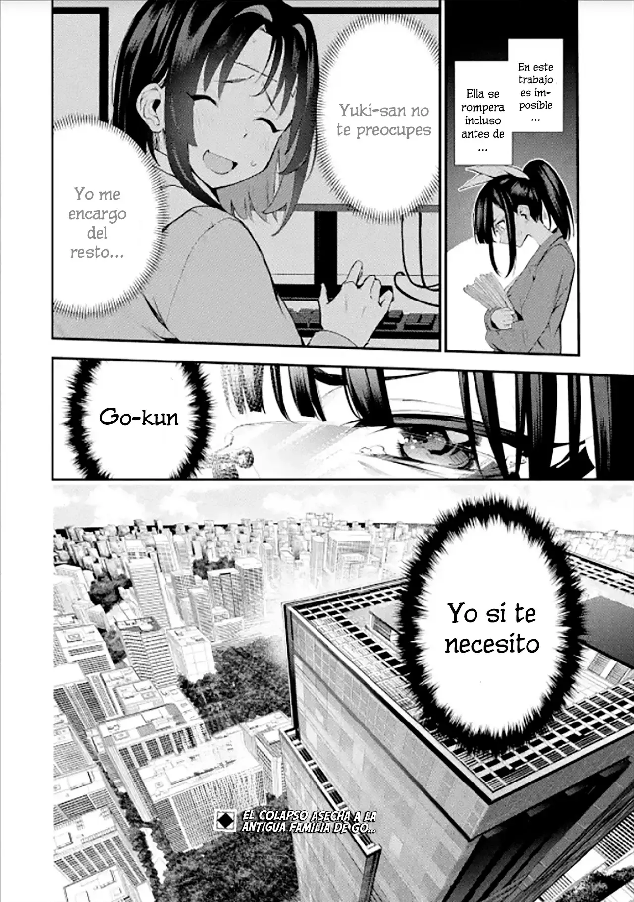 Urakata de sapōto shi teta geinō ikka o tsuihō sa reta boku wa, futsū no seishun o ōka shitai. Capitulo 5: Ex-Familia página 20