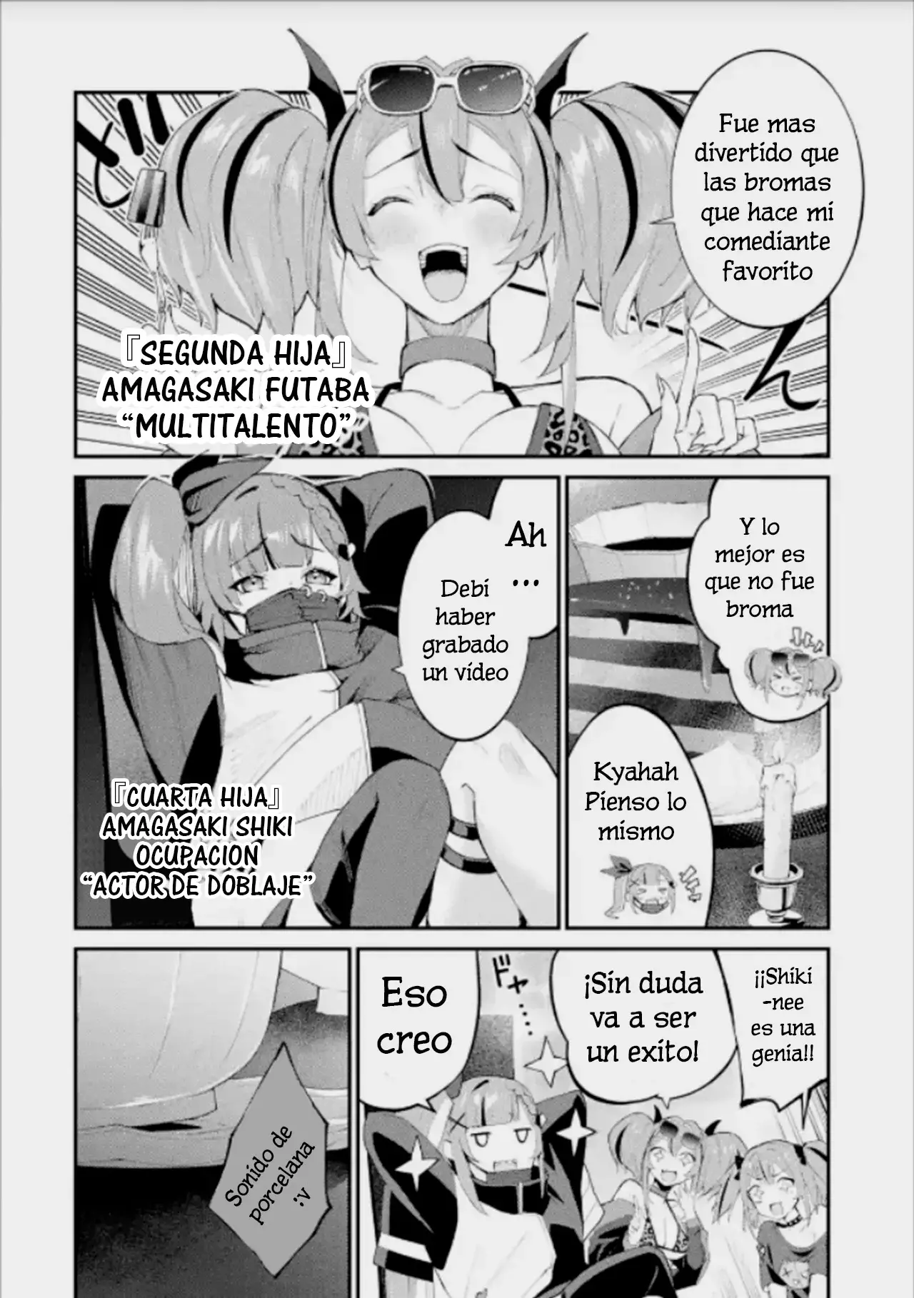 Urakata de sapōto shi teta geinō ikka o tsuihō sa reta boku wa, futsū no seishun o ōka shitai. Capitulo 5: Ex-Familia página 4