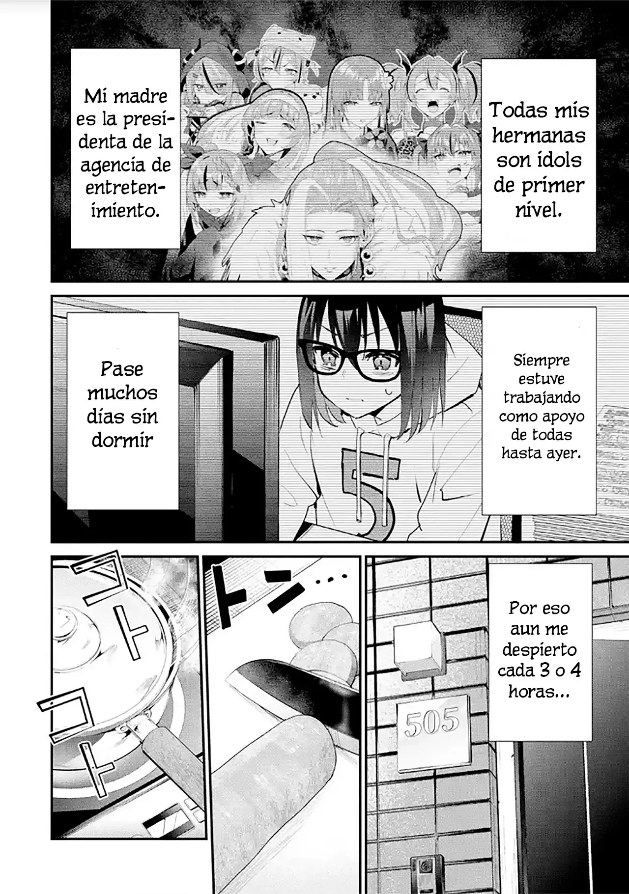 Urakata de sapōto shi teta geinō ikka o tsuihō sa reta boku wa, futsū no seishun o ōka shitai. Capitulo 6: Reunión página 6