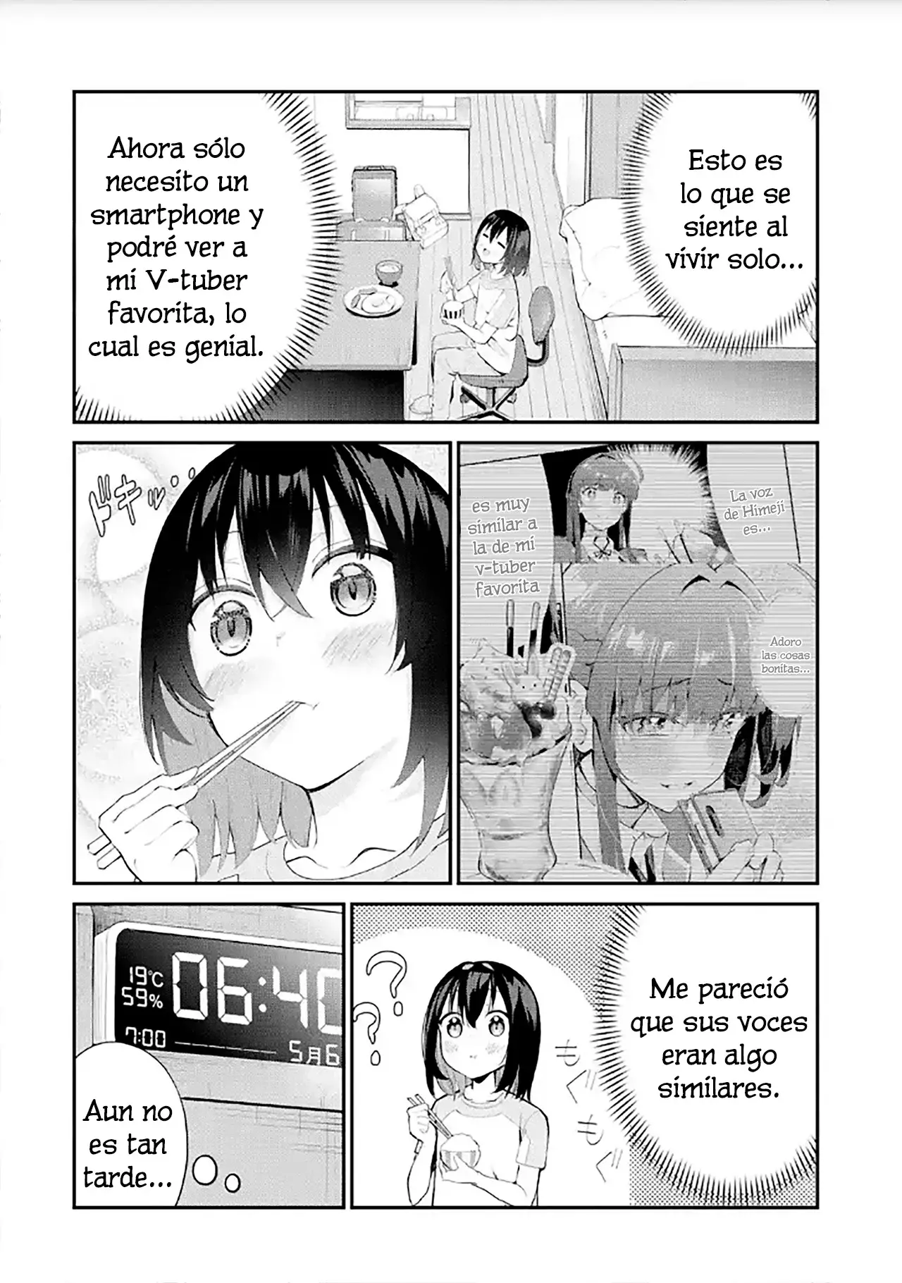 Urakata de sapōto shi teta geinō ikka o tsuihō sa reta boku wa, futsū no seishun o ōka shitai. Capitulo 6: Reunión página 8